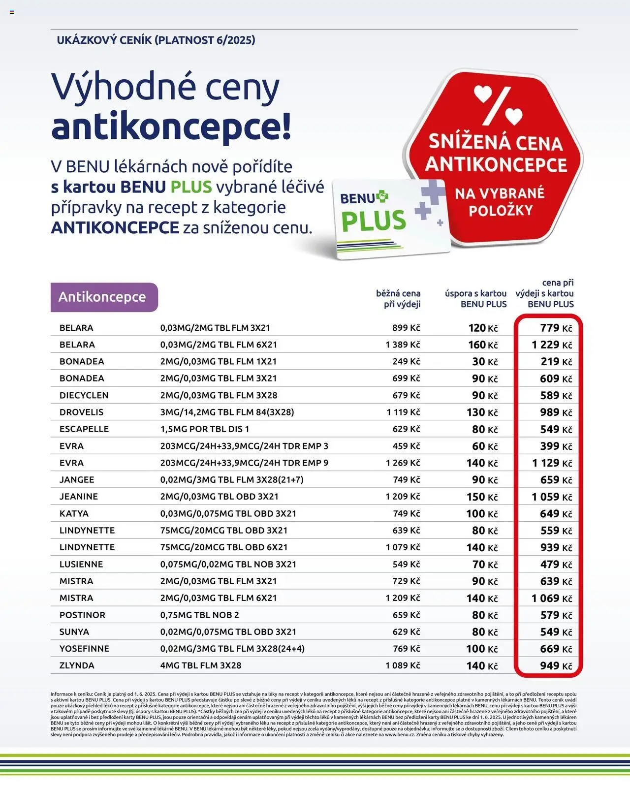 Benu leták od 01.07.2025 | Strana: 19 | Produkty: Karty