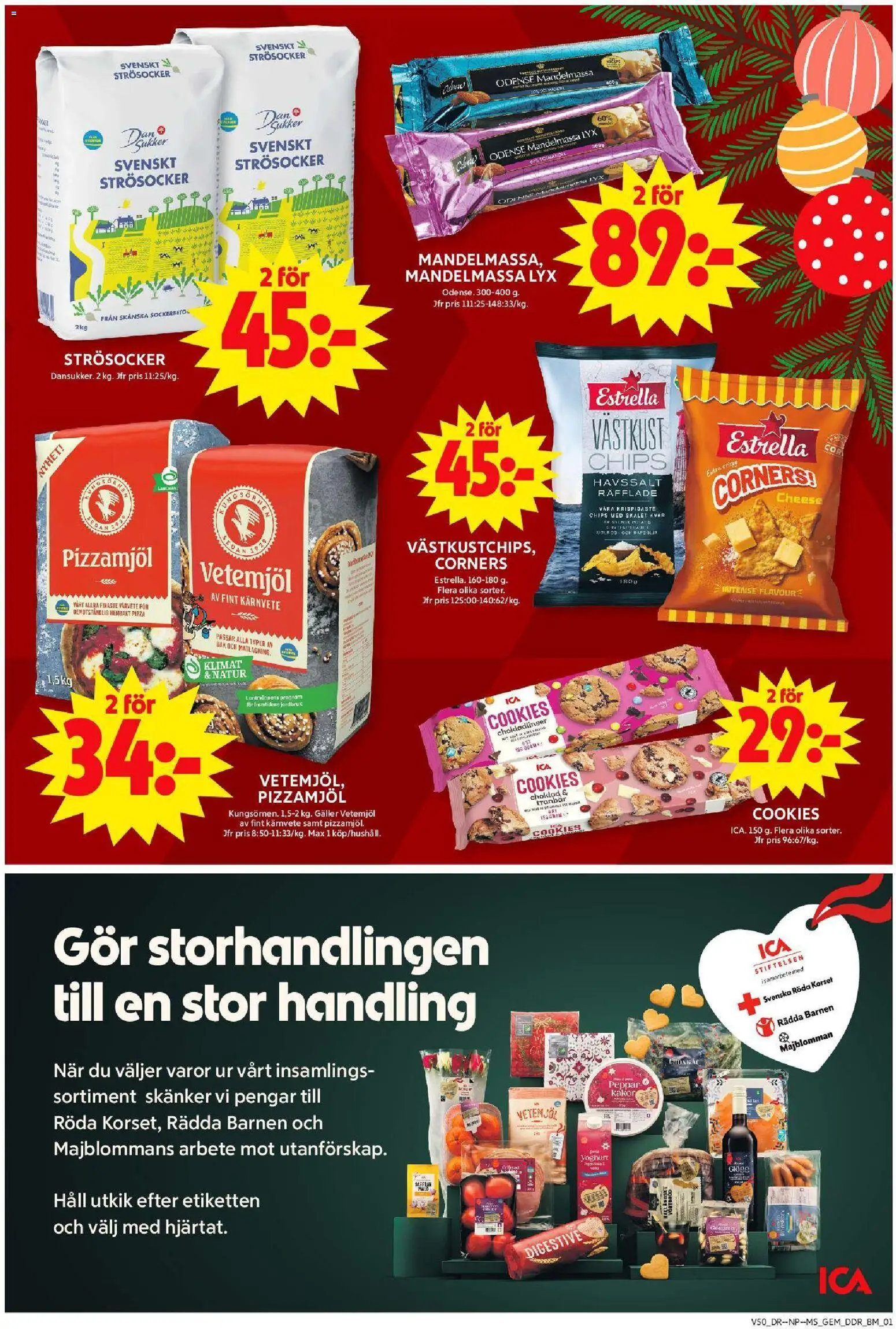 ICA Maxi reklamblad aktuell från 08.12.2025 | Sida: 5 | Produkter: Galler, Choklad, Pizza, Häll