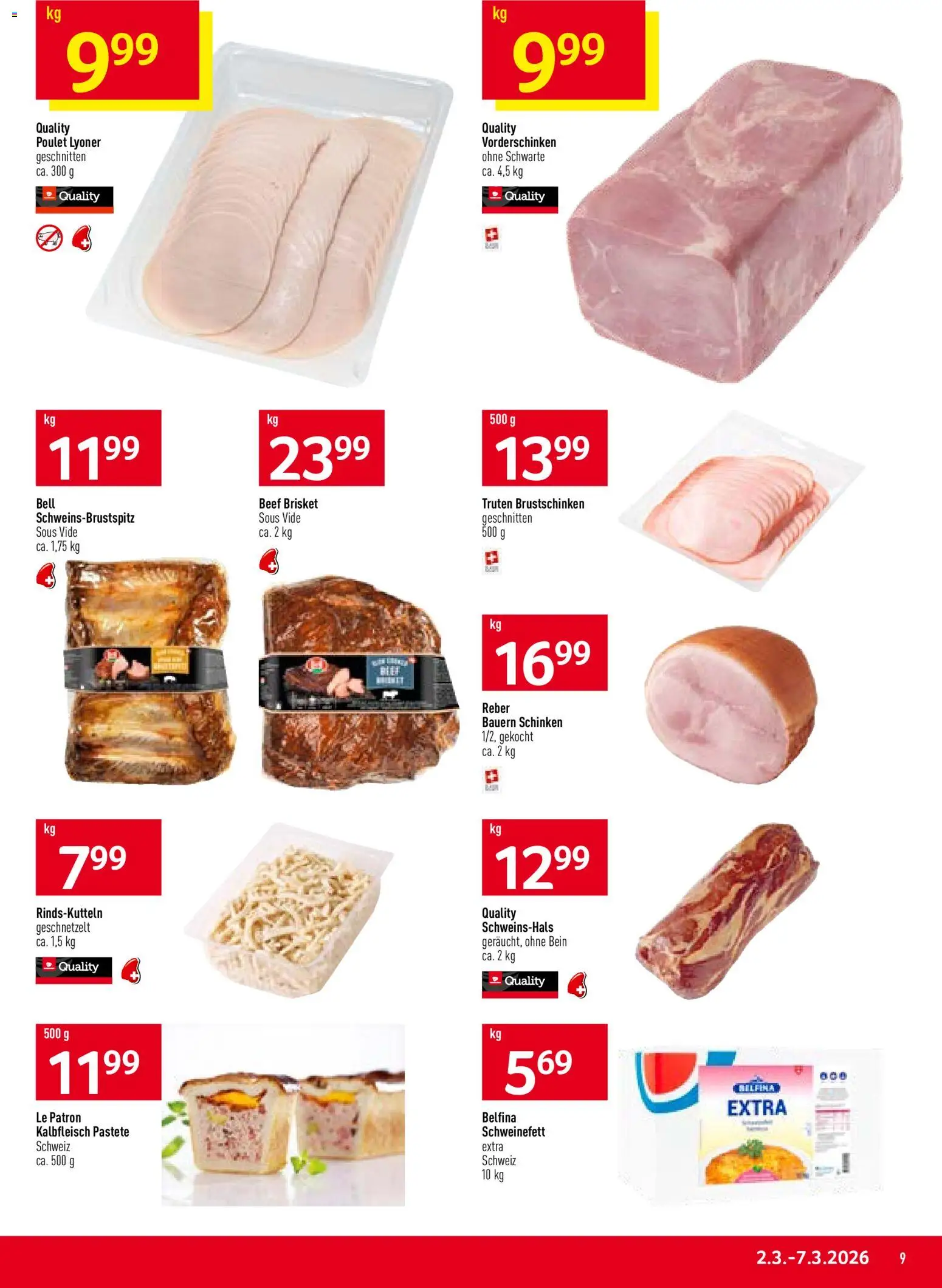 Prodega Aktionen – gültig ab 02.03.2026 | Seite: 9 | Produkte: Schinken