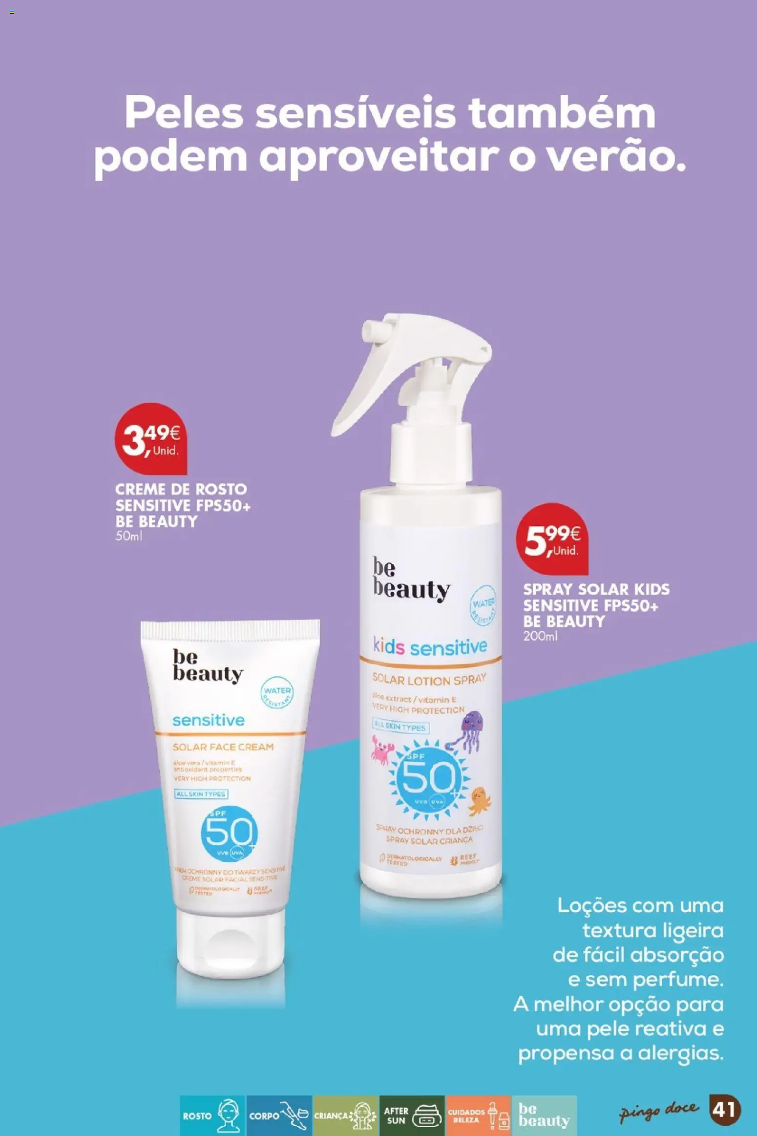 Pingo Doce Catálogo de solares 2026 │ válido de 24.03.2026 | Página: 41 | Produtos: Creme
