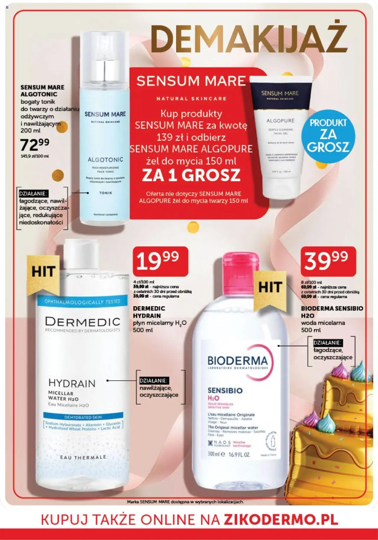 Ziko Gazetka od 17.09.2025 | Strona: 10 | Produkty: Woda micelarna, Woda, Tonik