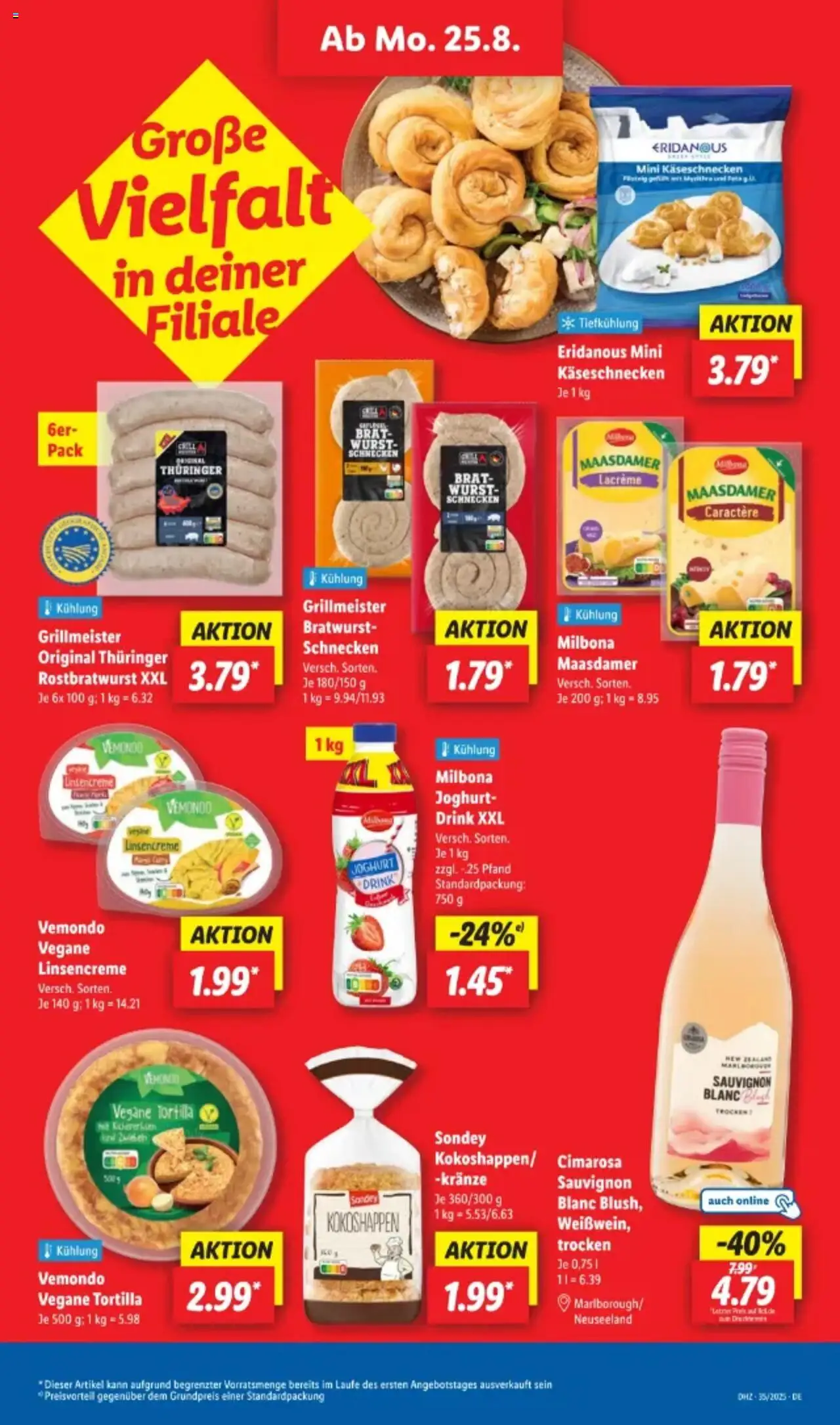 Lidl Prospekt 	 - gültig ab dem 25.08.2025 | Seite: 11 | Produkte: Grill, Feta, Joghurt, Wurst