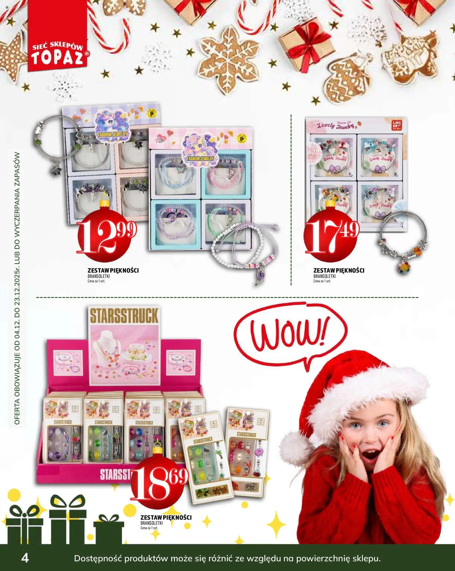 Topaz Gazetka - Podaruj dobre chwile od 04.12.2025 | Strona: 4
