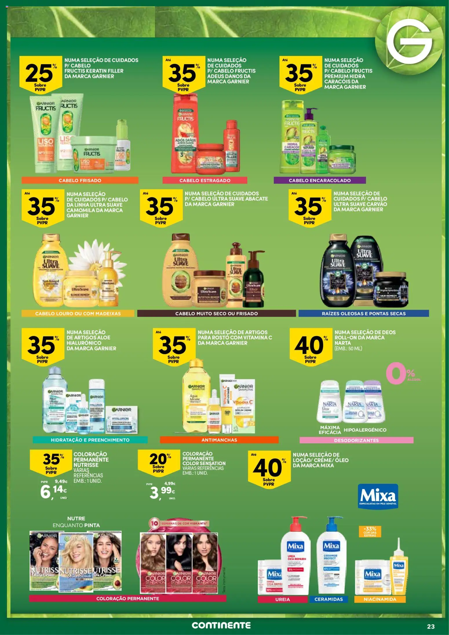 Continente - Açores: Folheto Quinzenal │ válido de 22.01.2026 | Página: 23 | Produtos: Louro, Óleo, Abacate, Vitamina c