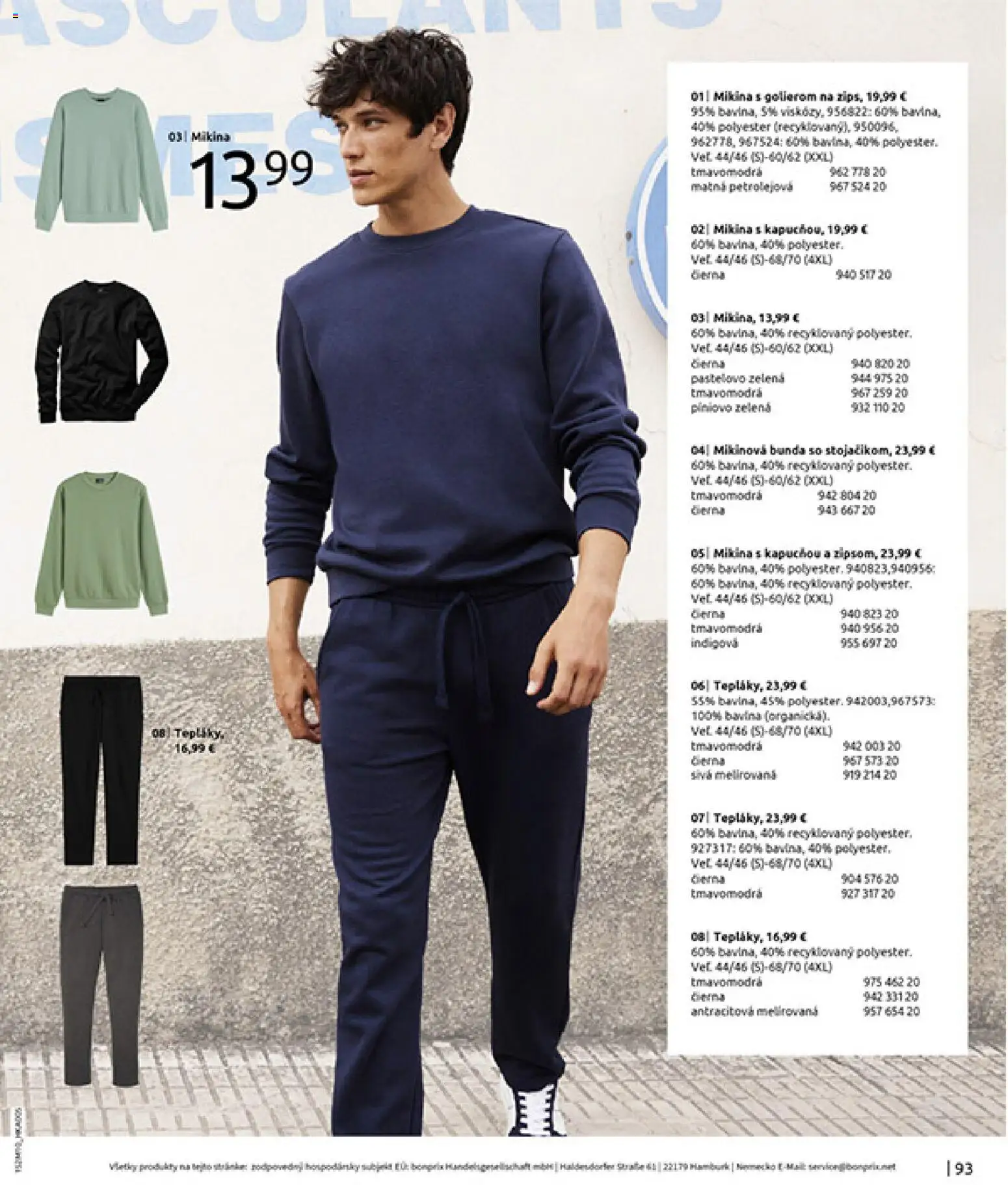 Nové Bonprix akcie – leták je platný od 24.11.2025 | Strana: 95 | Produkty: Mikina, Bunda