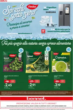 Anteprima del volantino bennet Extra catalogo valido a partire dal 04.12.2025 | Pagina: 8 | Prodotti: Piselli, Broccoli, Zucchine, Samsung