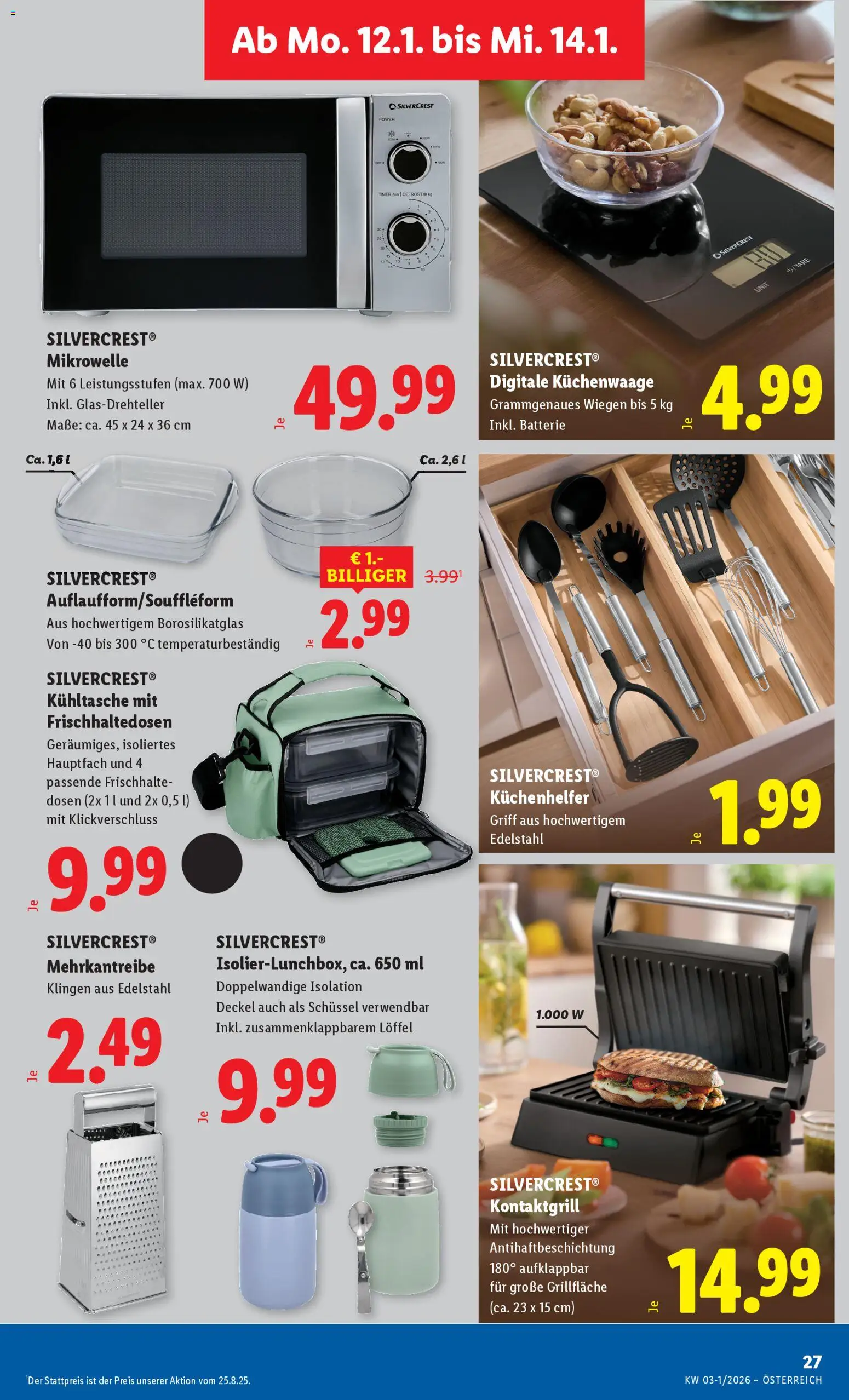 Lidl Flugblatt - Altenmarkt im Pongau, St. Johann im Pongau, Zell am See gültig ab 08.01.2026 | Seite: 33 | Produkte: Mikrowelle, Batterie