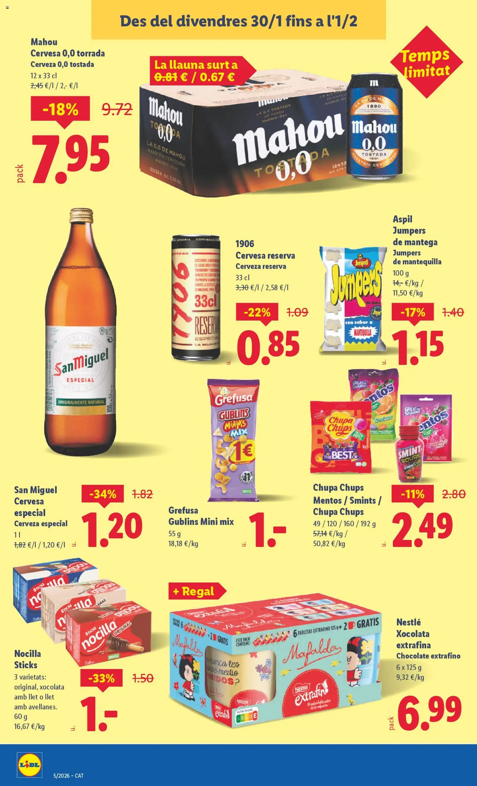 Lidl folleto │ válido desde el 26.01.2026 | Página: 38 | Productos: Chocolate, Cerveza, Συσκευή ροής