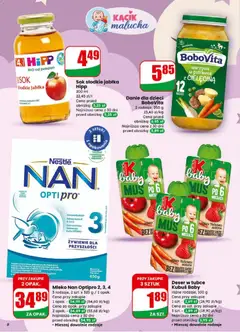 Pogląd oferty "Mleko Nan Optipro 2, 3, 4, 3 rodzaje, 2 szt. x 325 g / 1 opak." - ważna od 31.12.2025 | Strona: 8