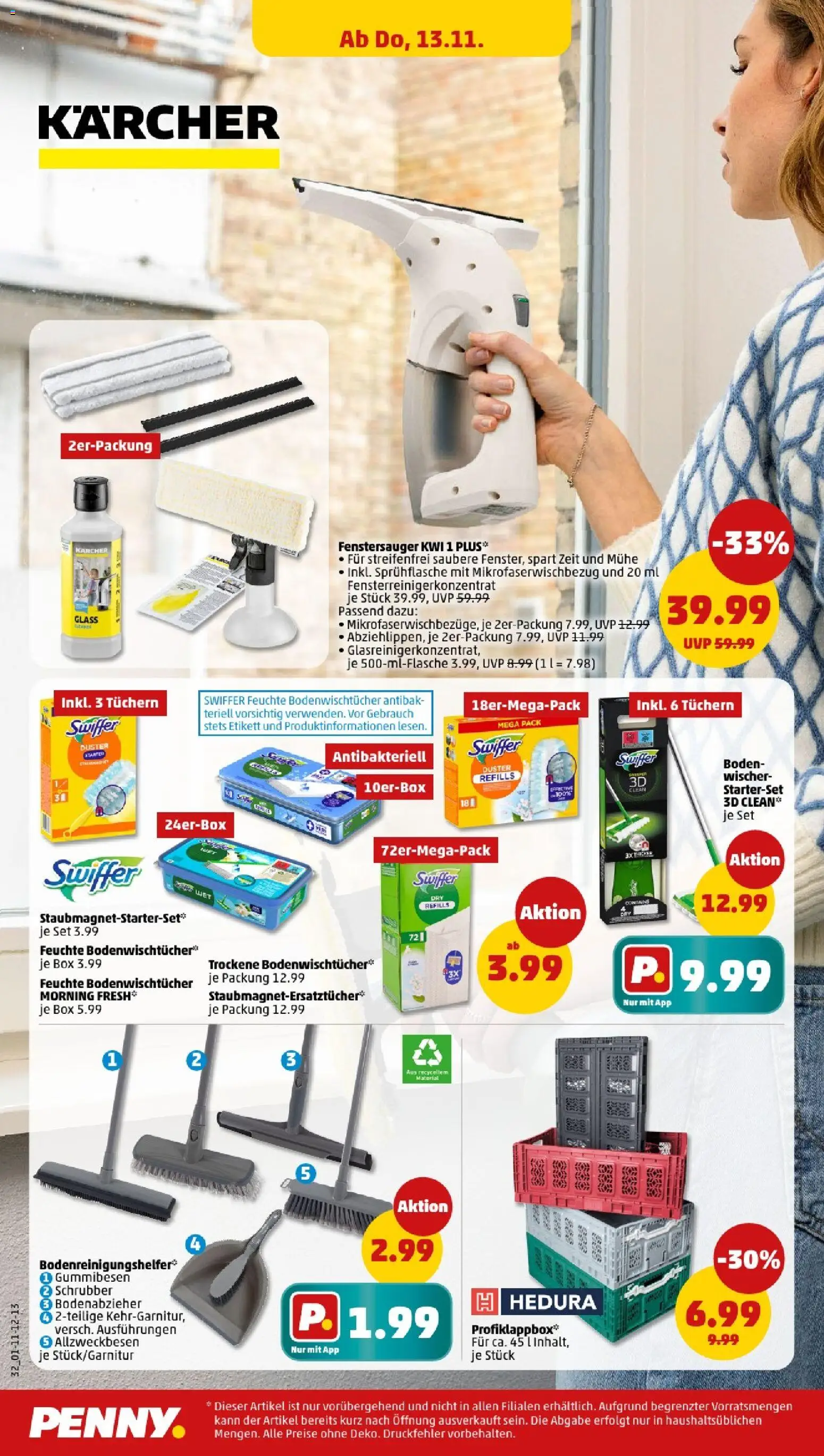 Penny - Sachsen – gültig ab 10.11.2025 | Seite: 32 | Produkte: Box, Swiffer