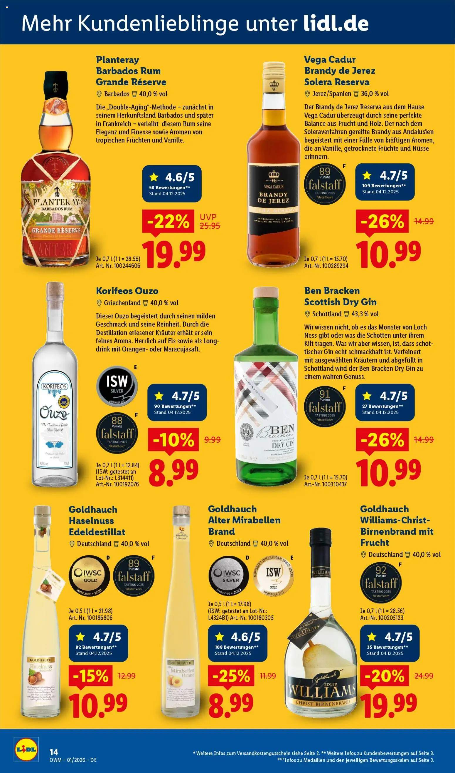 Lidl - Prospekt – gültig ab 01.01.2026 | Seite: 14