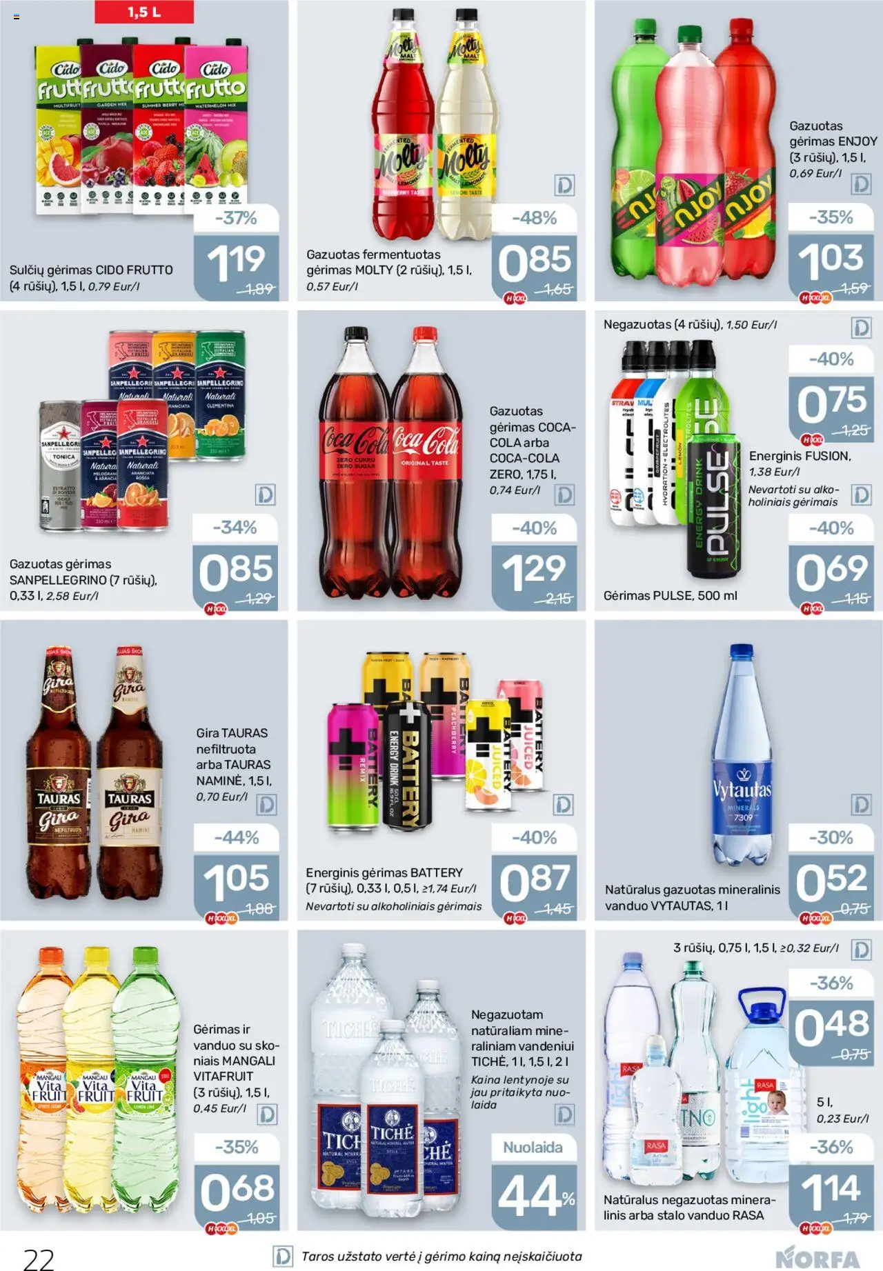 NORFA akcijos nuo 16.10.2025 | Puslapis: 22 | Prekių: Energinis gėrimas