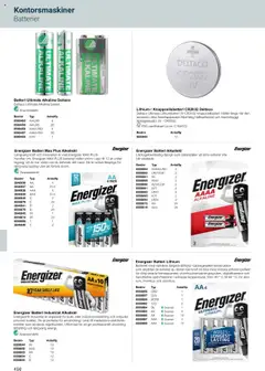 Office Depot - Kontorskatalog 2024   - Förhandsvisning av reklamblad från butik Office Depot aktuell från 15.02.2024 | Sida: 460 | Produkter: Batterier, Batteri
