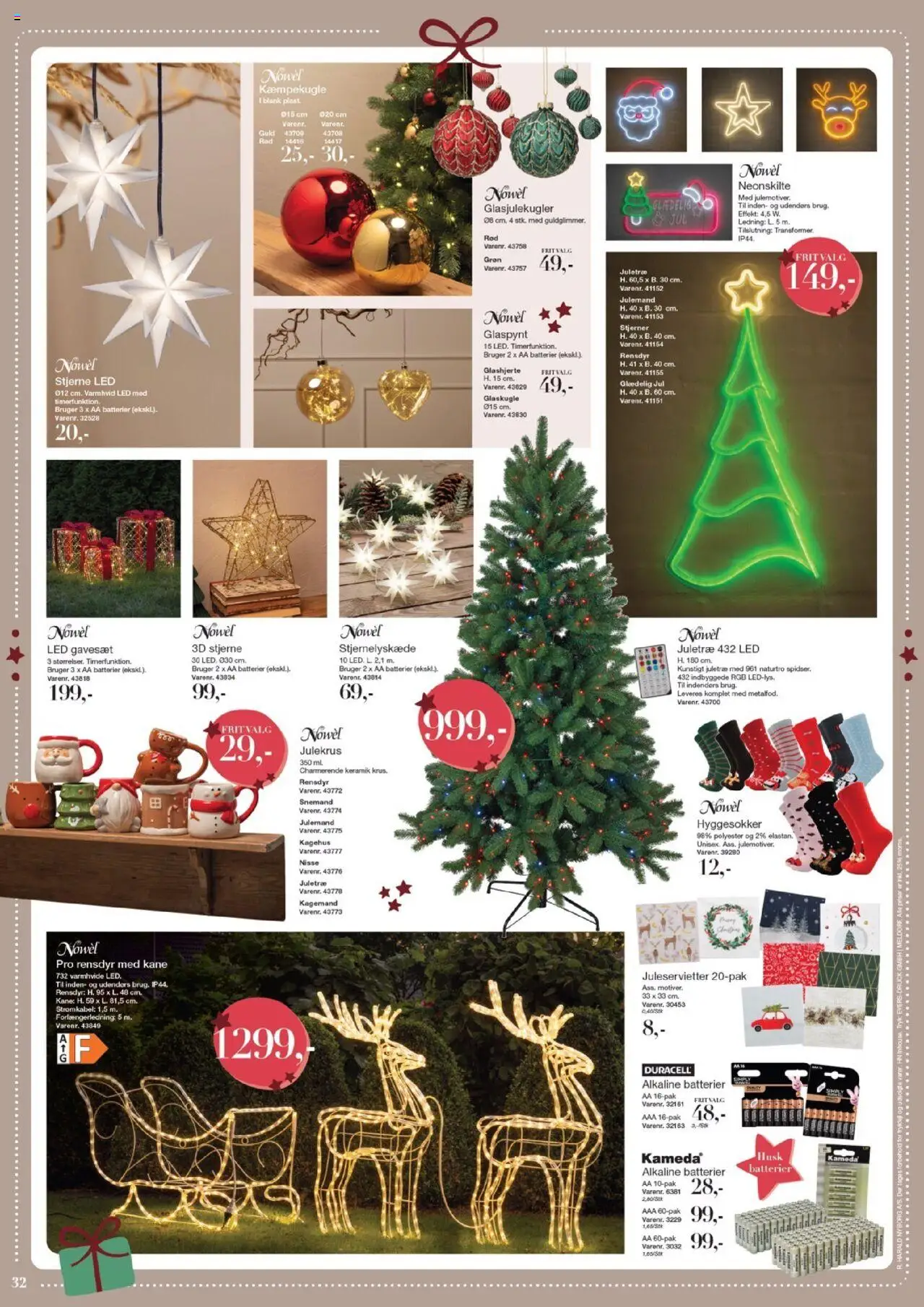 Harald Nyborg tilbudsavis – gyldig fra 25.09.2025 | Side: 32 | Produkter: Batterier