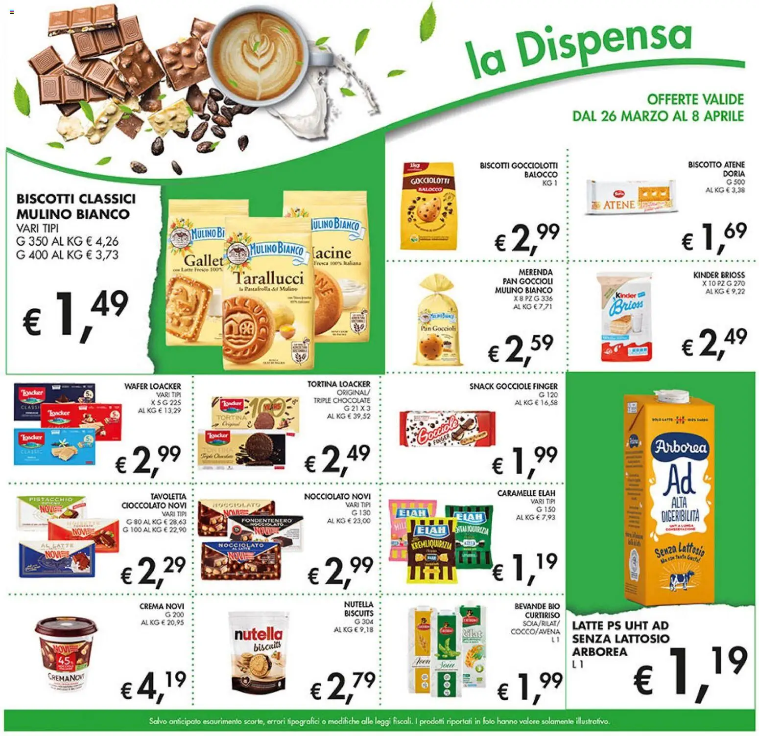 Volantino Coal del 26.03.2026 | Pagina: 15 | Prodotti: Crema, Caramelle, Latte, Nutella
