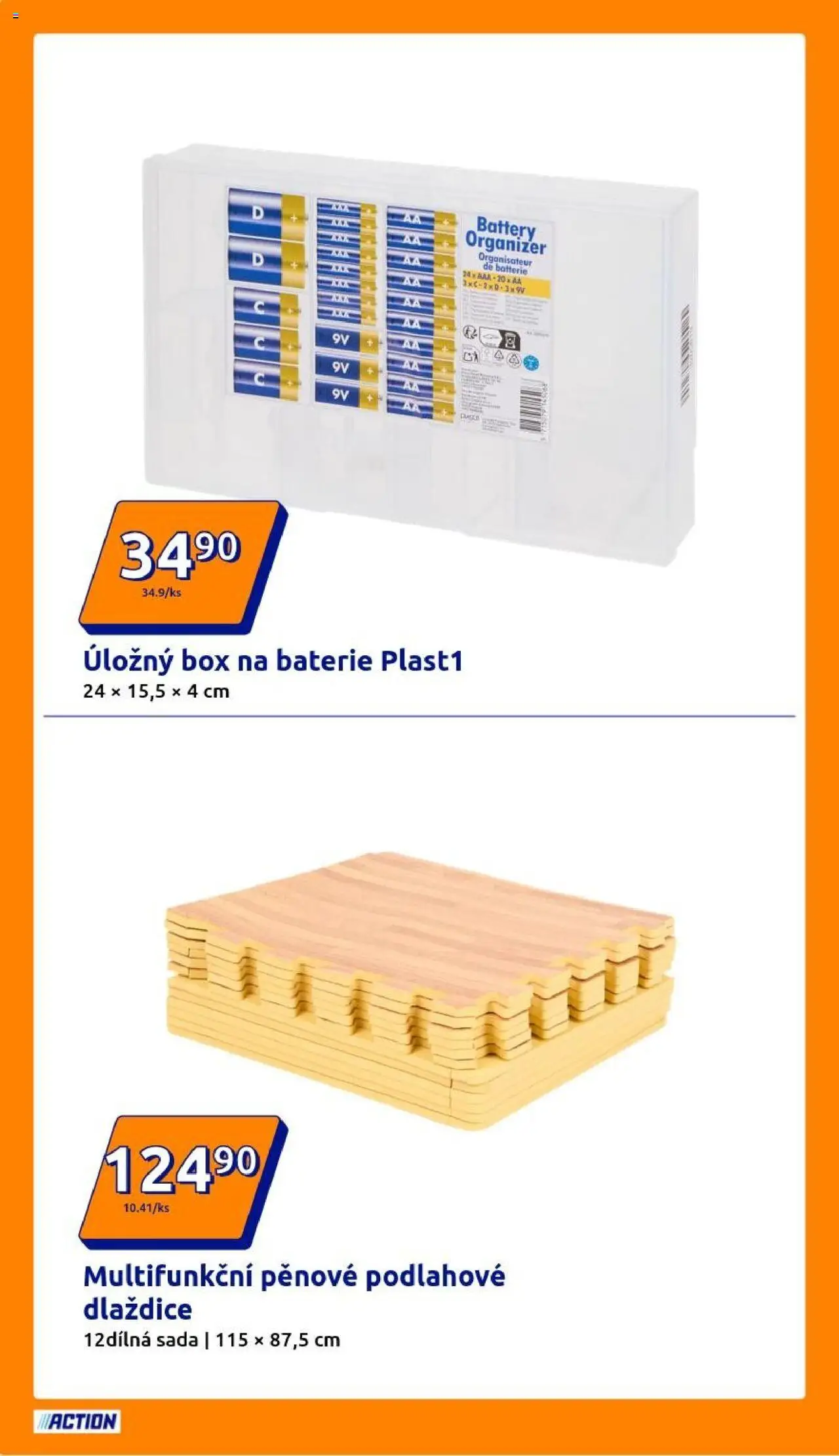 Action leták od 08.10.2025 | Strana: 22 | Produkty: Organizér, Box, Úložný box, Baterie