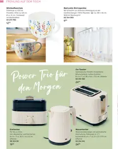 Angebote Tchibo ab 01.03.2026 gültig | Seite: 44 | Produkte: Wasserkocher, Tisch, Eierkocher