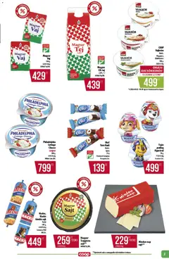 COOP - Abc & szuper / Alföld Pro-Coop Zrt. - amely érvényes a következő dátumtól: 16.04.2026 | Oldal: 3 | Termékek: Puding, Tomlos sajt, Túró rudi, Túró