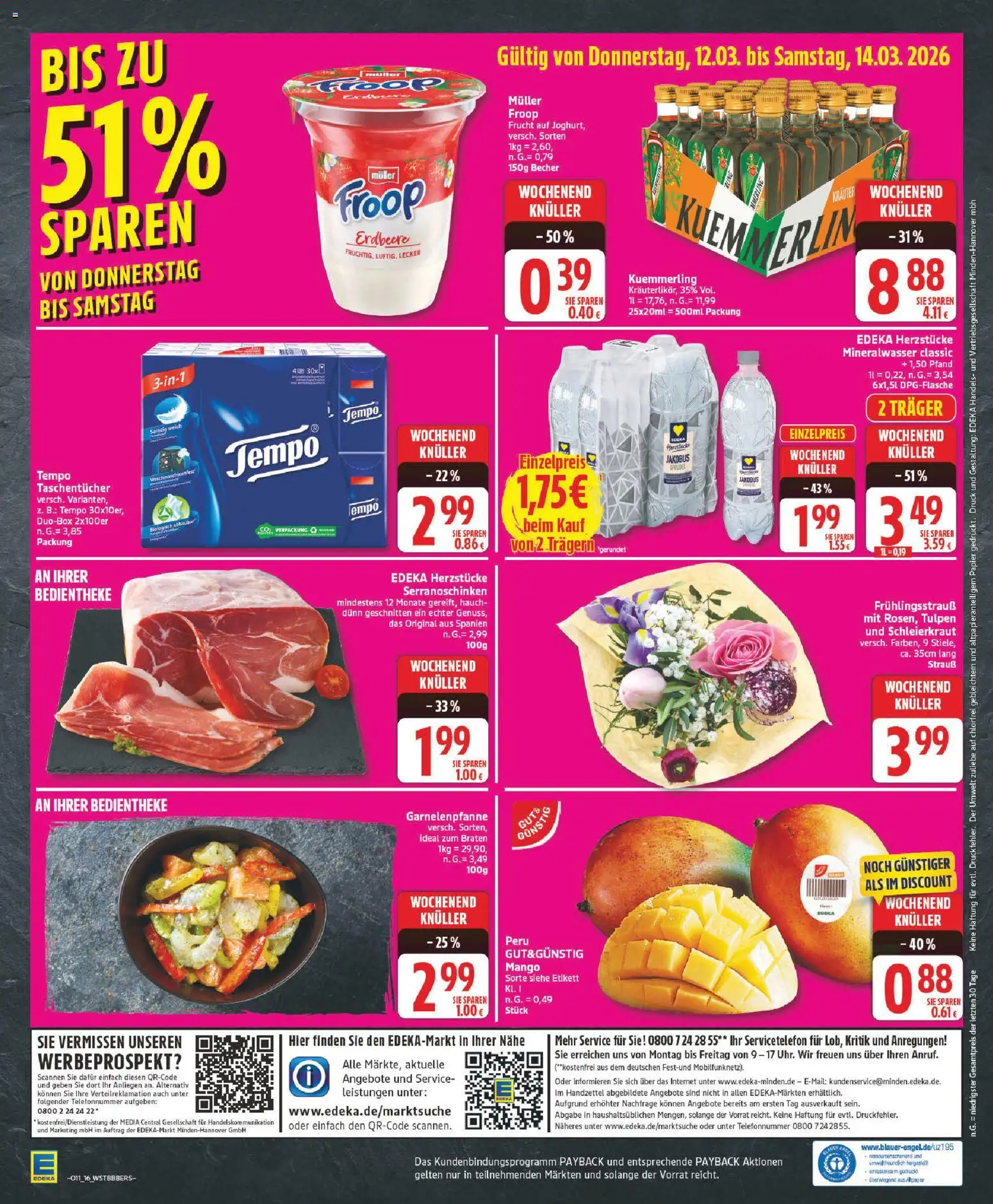 Edeka Prospekt 	 – gültig ab 09.03.2026 | Seite: 16