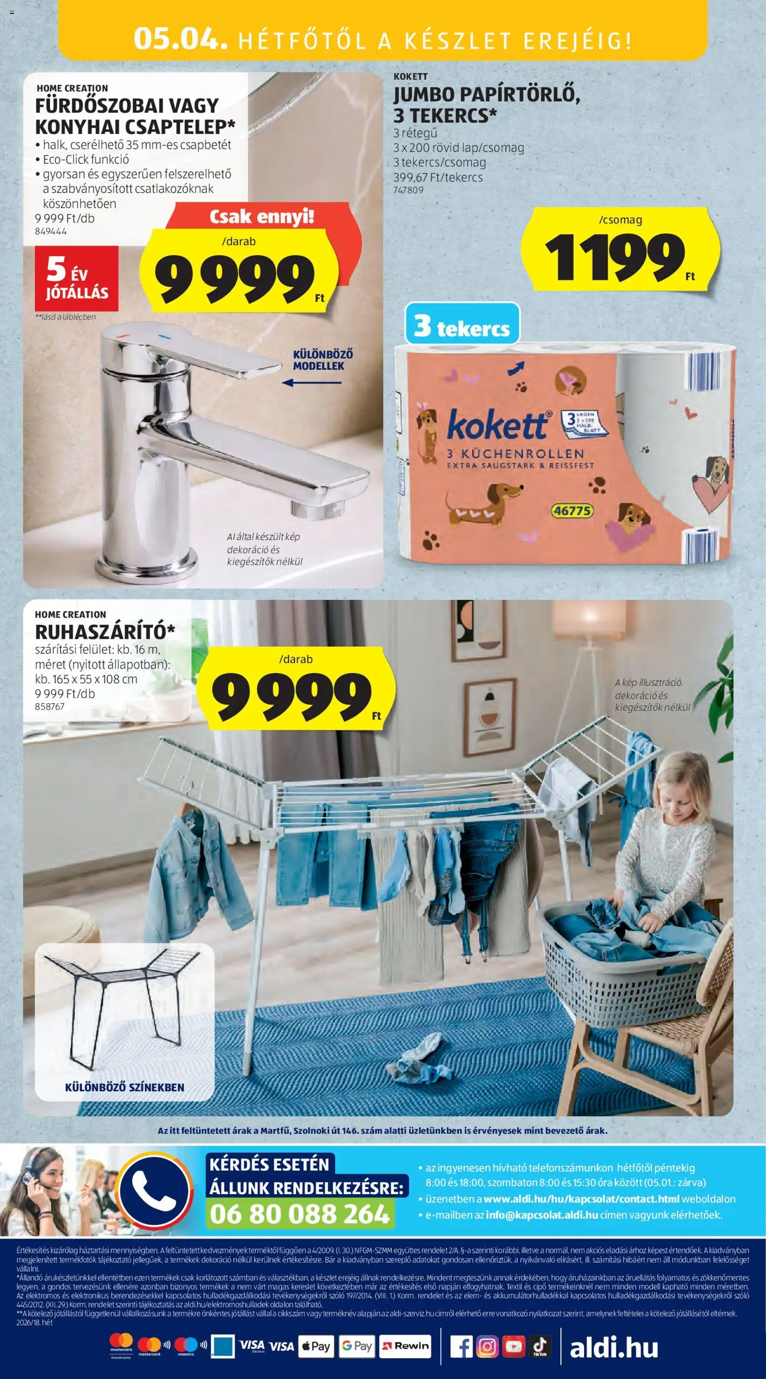 Aldi akciós ujság - amely érvényes a következő dátumtól: 30.04.2026 | Oldal: 51