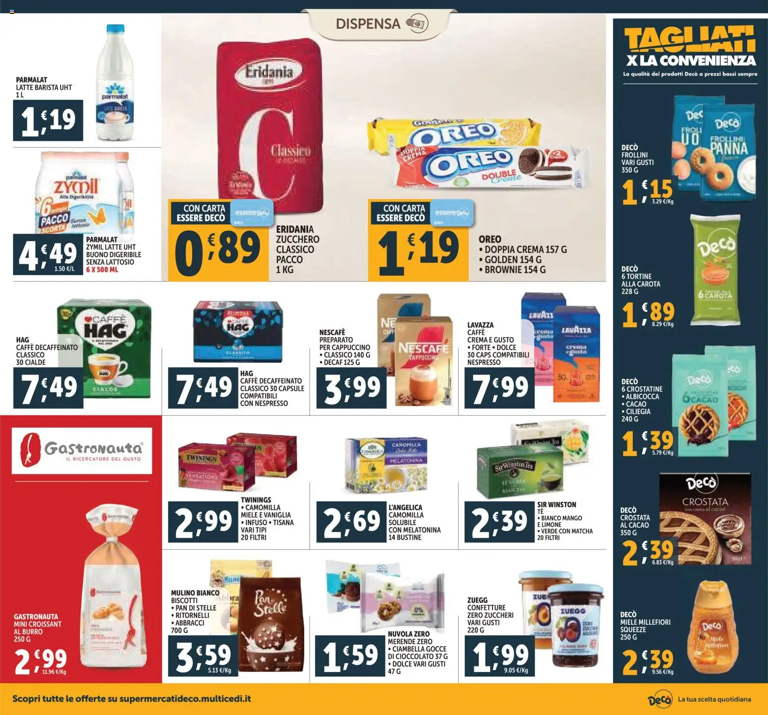 Volantino Decò del 07.11.2025 | Pagina: 12 | Prodotti: Panna, Mango, Burro, Lavazza