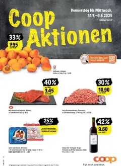 Vorschau von dem Prospekt - Coop Aktionen ab 31.07.2025