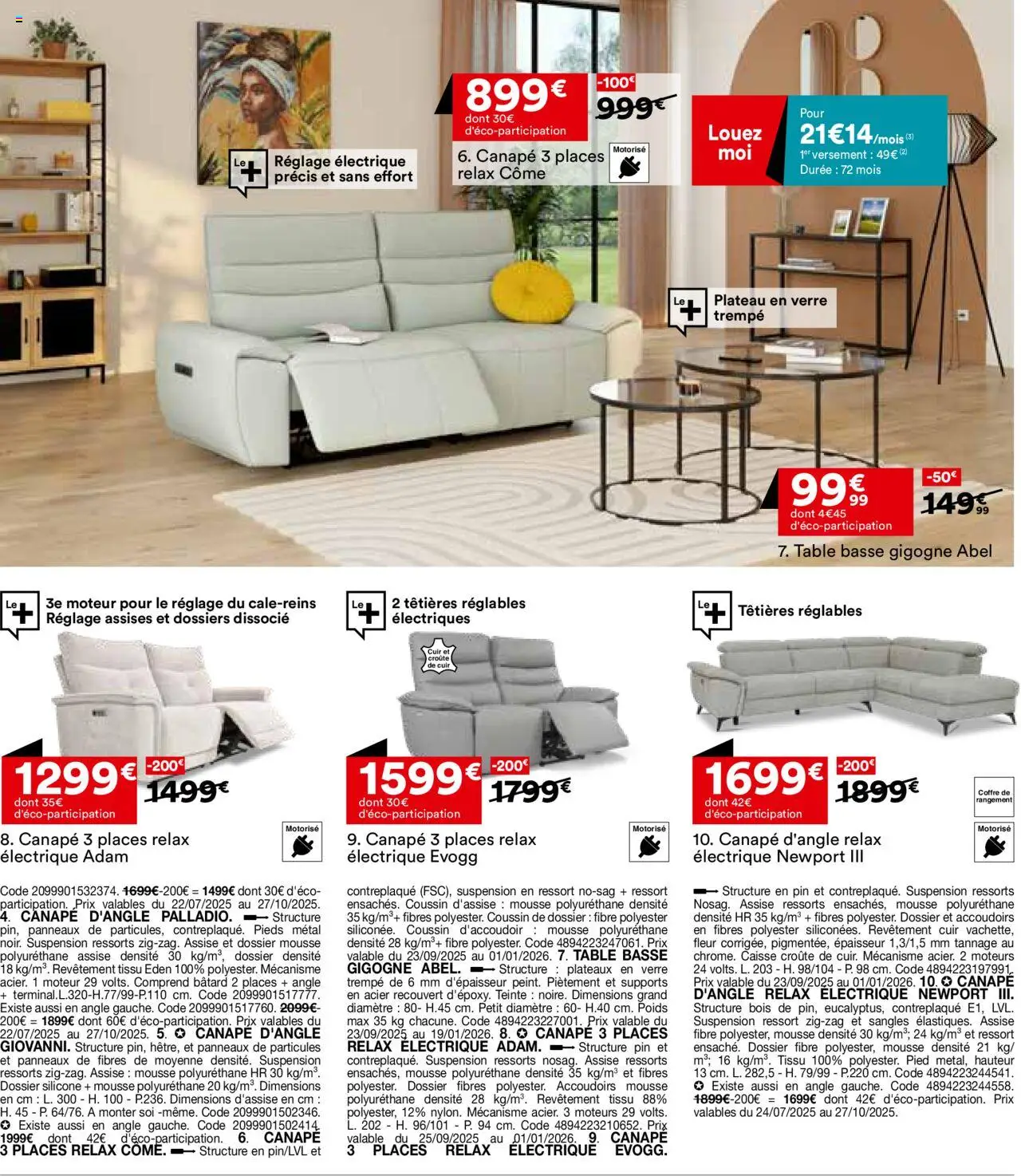 {H1} | Page: 17 | Produits: Plateau, Poids, Mousse, Table
