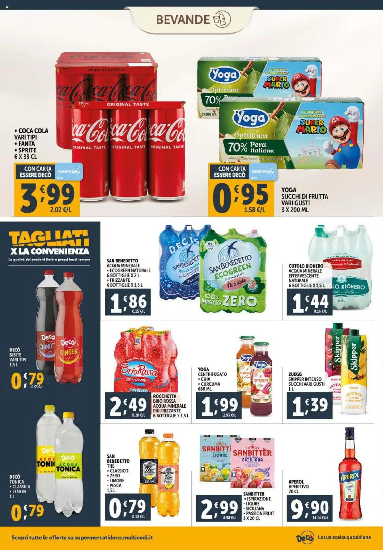 Volantino Decò del 23.09.2025 | Pagina: 16 | Prodotti: Limone, Pesca, Bibite, Aperitivo