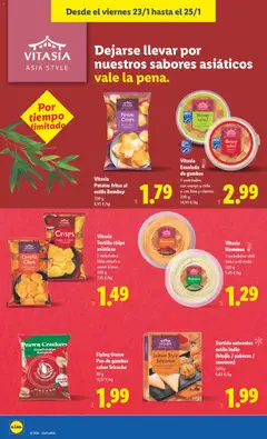 Vista previa Vitasia Patatas fritas al estilo Bombay, Patatas fritas al estilo Bombay, 200 g válido desde el 19.01.2026 | Página: 30