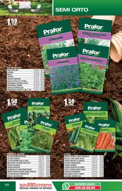 Volantino Bricofer del 27.05.2025 | Pagina: 112 | Prodotti: Valeriana, Carota, Prezzemolo, Lattuga