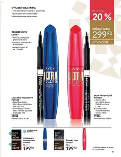 Náhled letáku Avon katalog 12/2025 od 01.12.2025 | Strana: 67 | Produkty: Oční linky, Řasenka