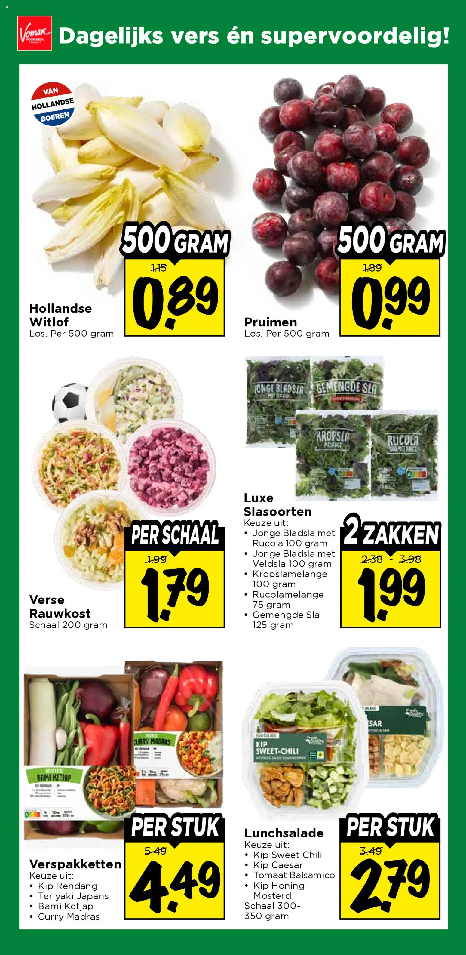 {H1} | Pagina: 10 | Producten: Sla, Rucola, Schaal, Kip