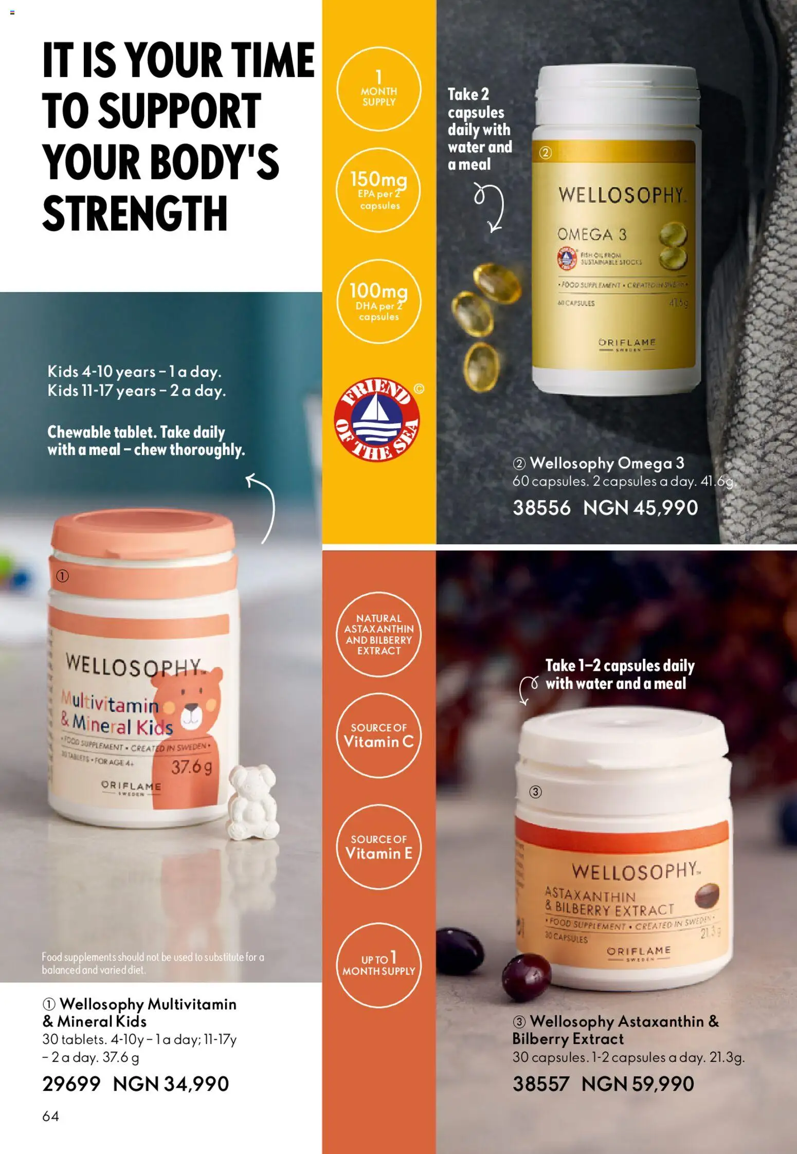 Oriflame Catalogue 2/2026 valid from 01.04.2026 | Page: 64 | Products: Čokoladni napitci, Water