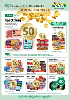 Forhåndsvisning av Joker kundeavis gyldig fra 29.07.2025