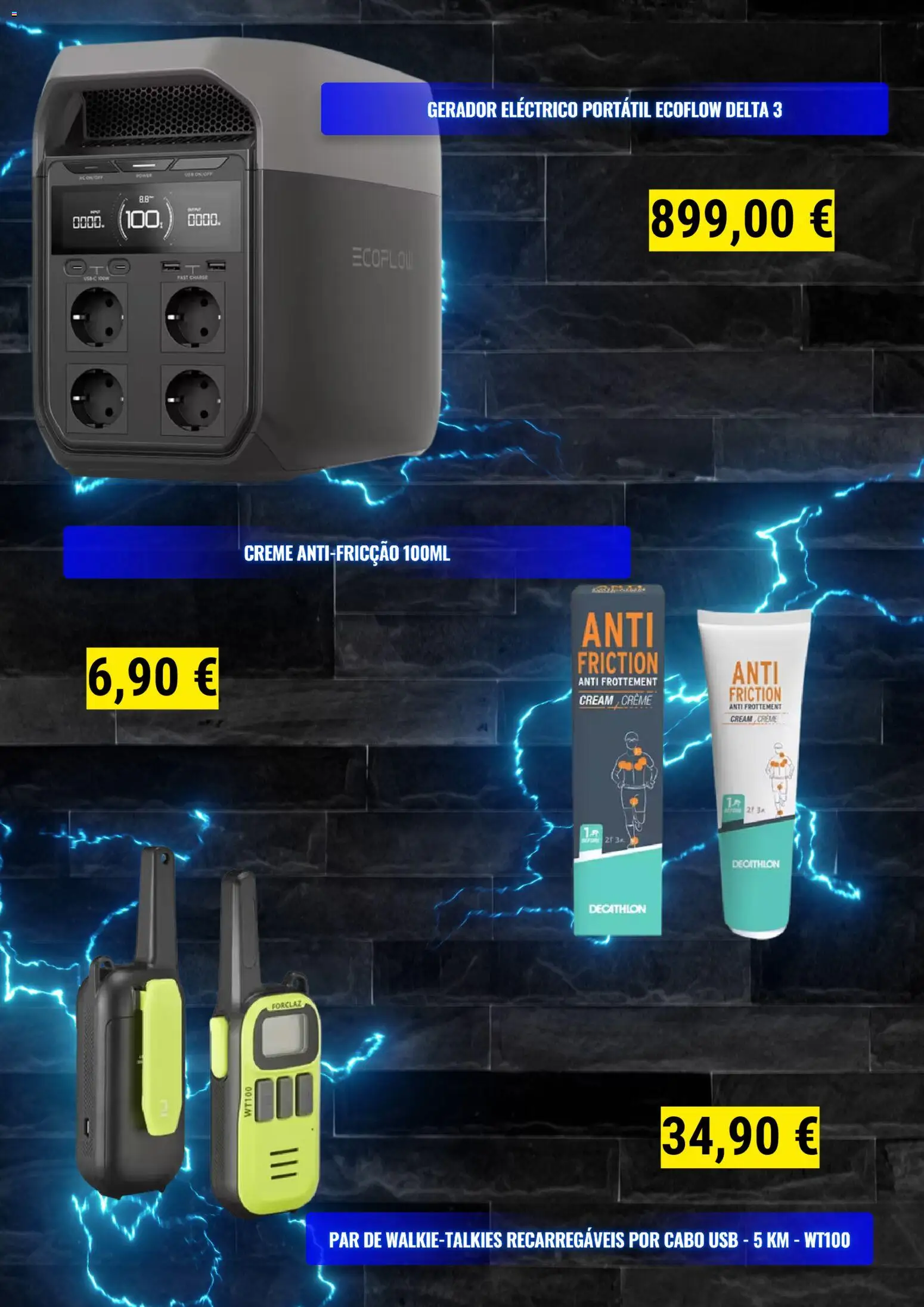Decathlon Oferta sazonal │ válido de 01.04.2026 | Página: 4 | Produtos: Cabo, USB, Creme