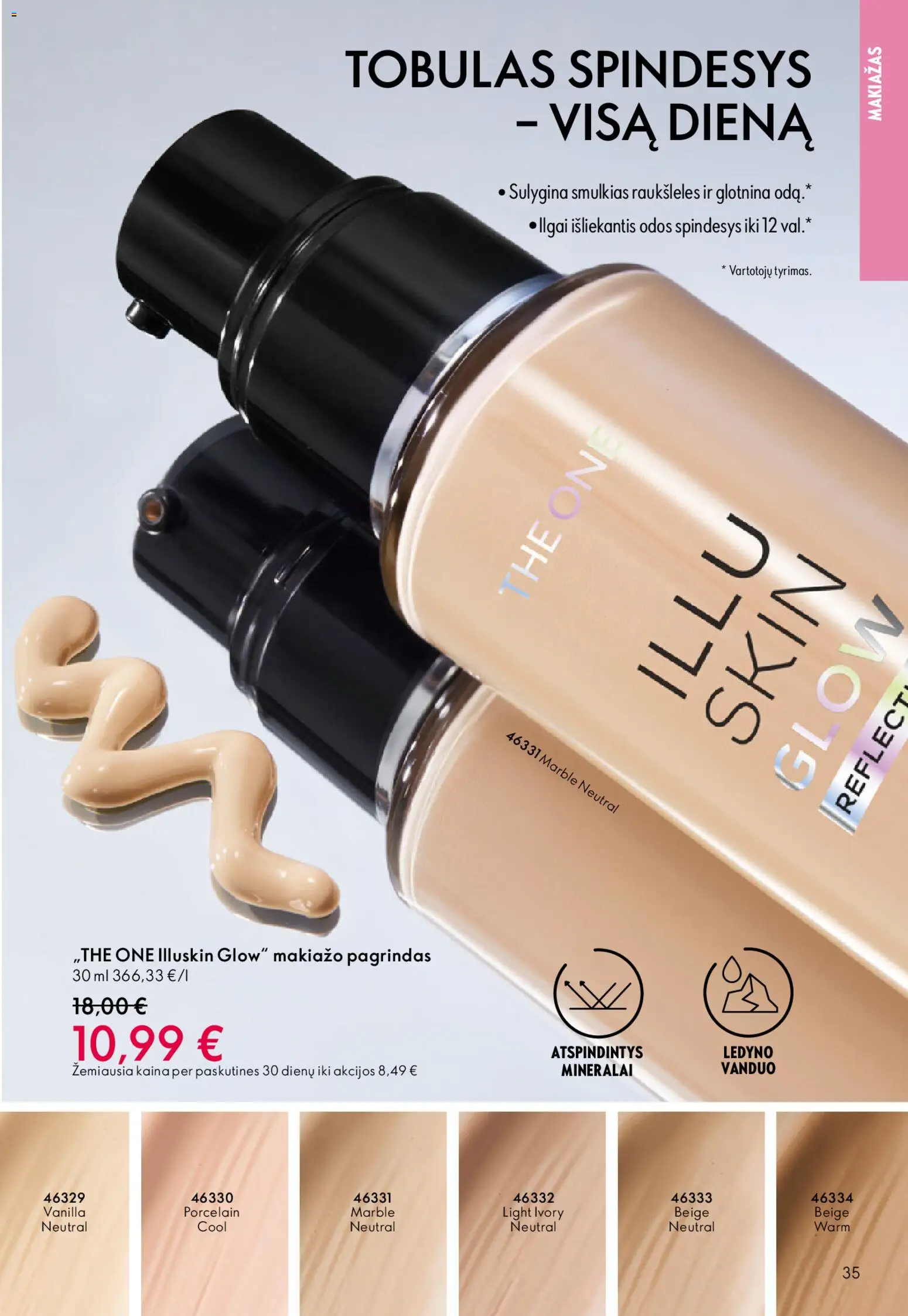 Oriflame akcijos nuo 31.12.2025 | Puslapis: 35 | Prekių: Makiažo pagrindas, Makiažas