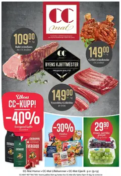 Forhåndsvisning av CC Mat kundeavis gyldig fra 06.04.2026