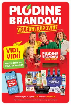 Plodine - Brandovi - Pregled kataloga iz trgovine Plodine, vrijedi od 22.10.2025