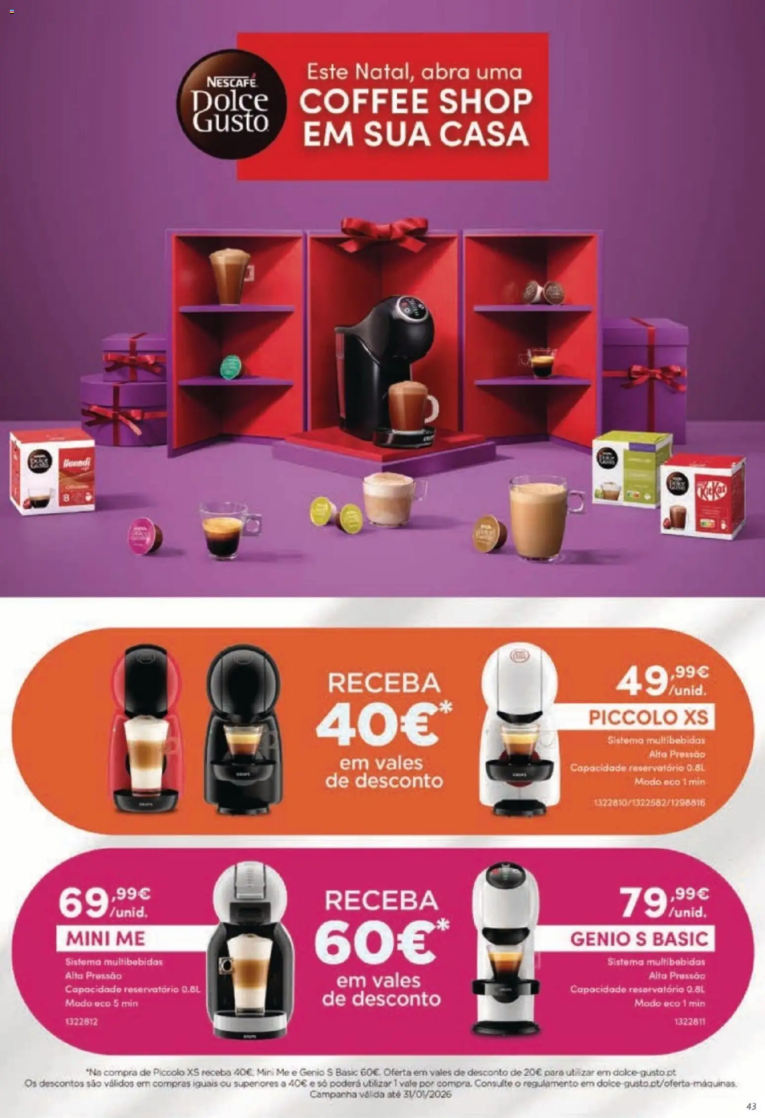 Radio Popular - Especial Natal │ válido de 05.12.2025 | Página: 43 | Produtos: Dolce gusto