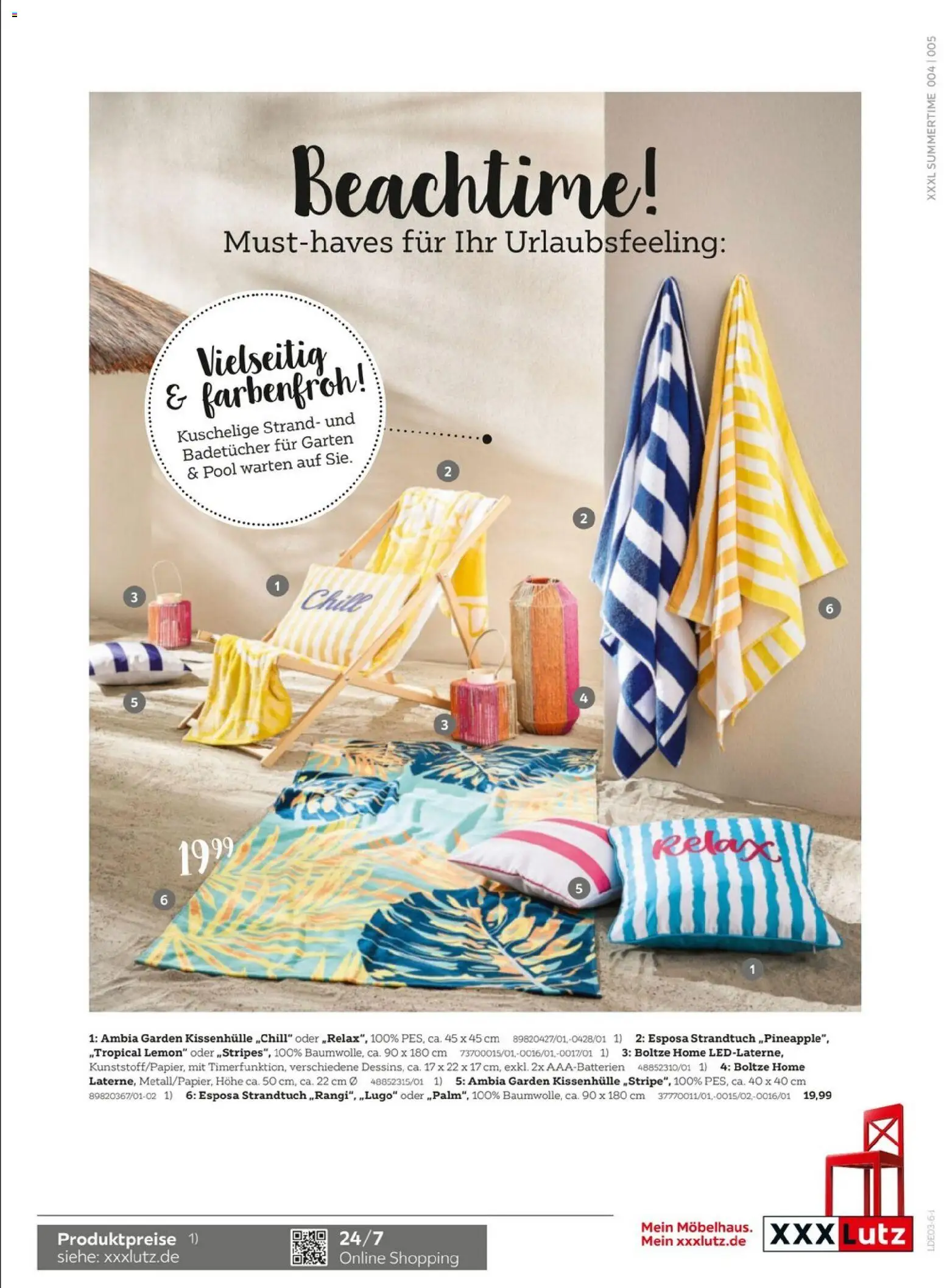 XXXL Lutz Schöner Einrichten – gültig ab 01.03.2026 | Seite: 5 | Produkte: Strandtuch