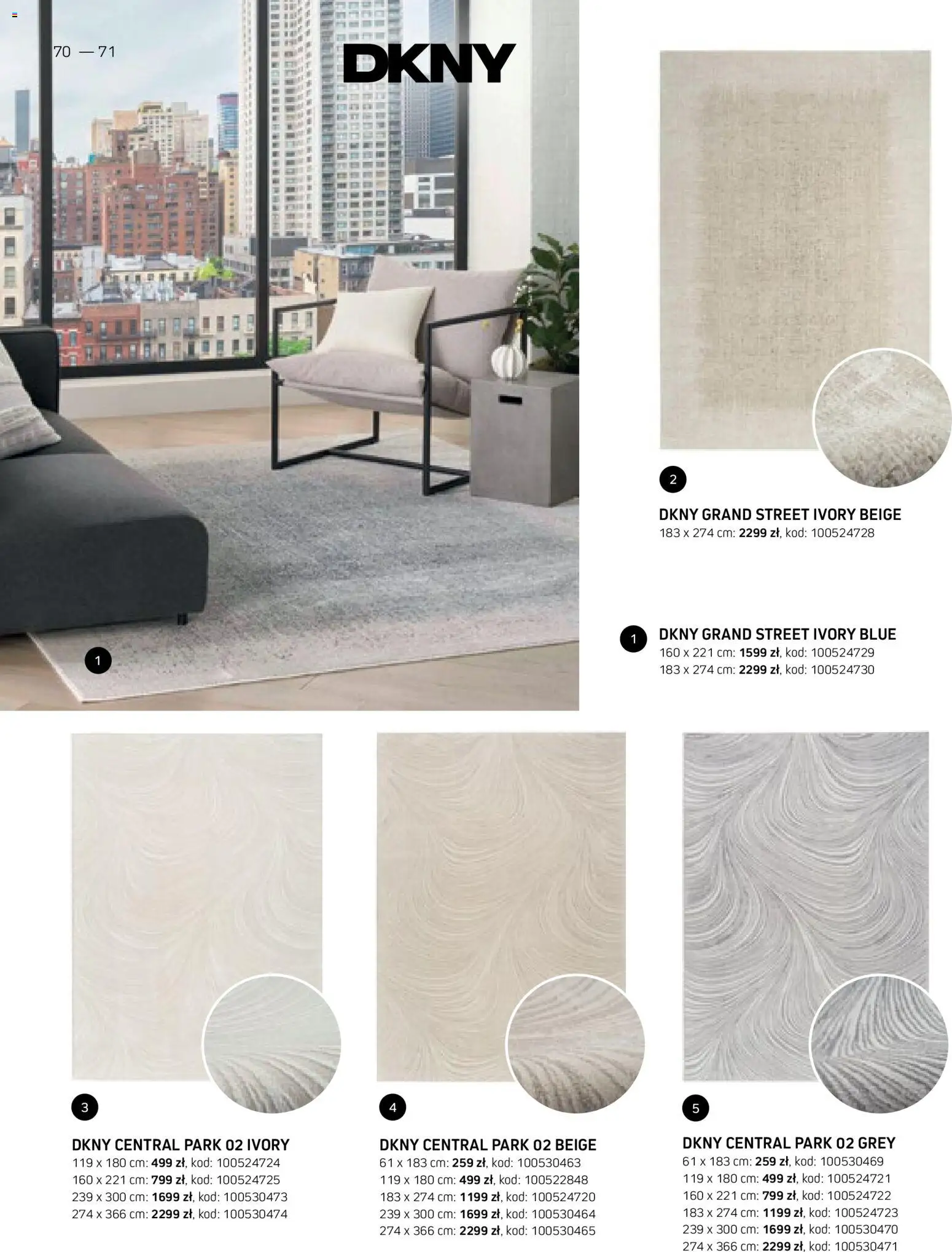 Komfort gazetka - Katalog dywanów od 17.03.2026 | Strona: 70