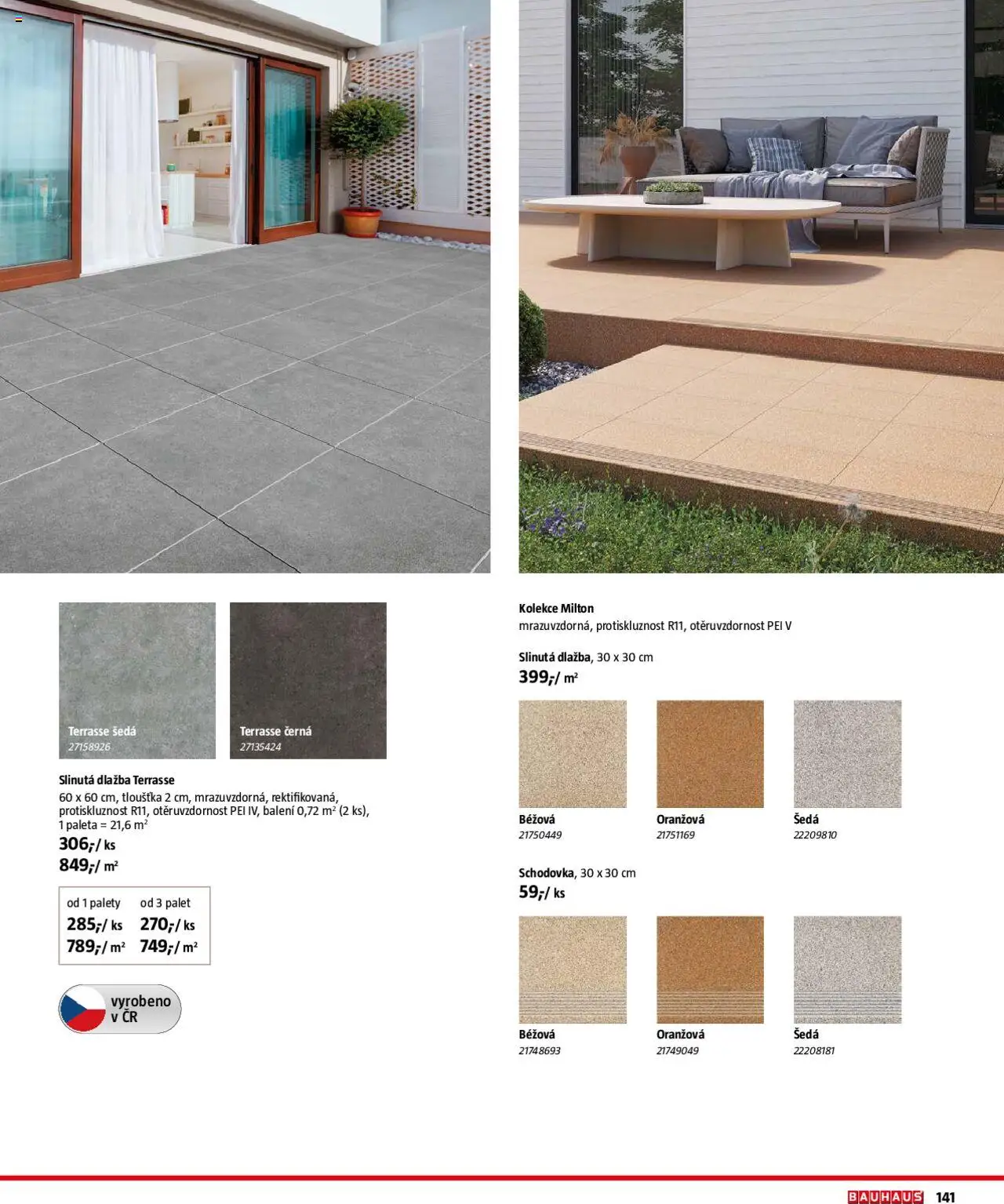 Bauhaus katalog Zahradní nábytek od 01.04.2025 | Strana: 141 | Produkty: Dlažba