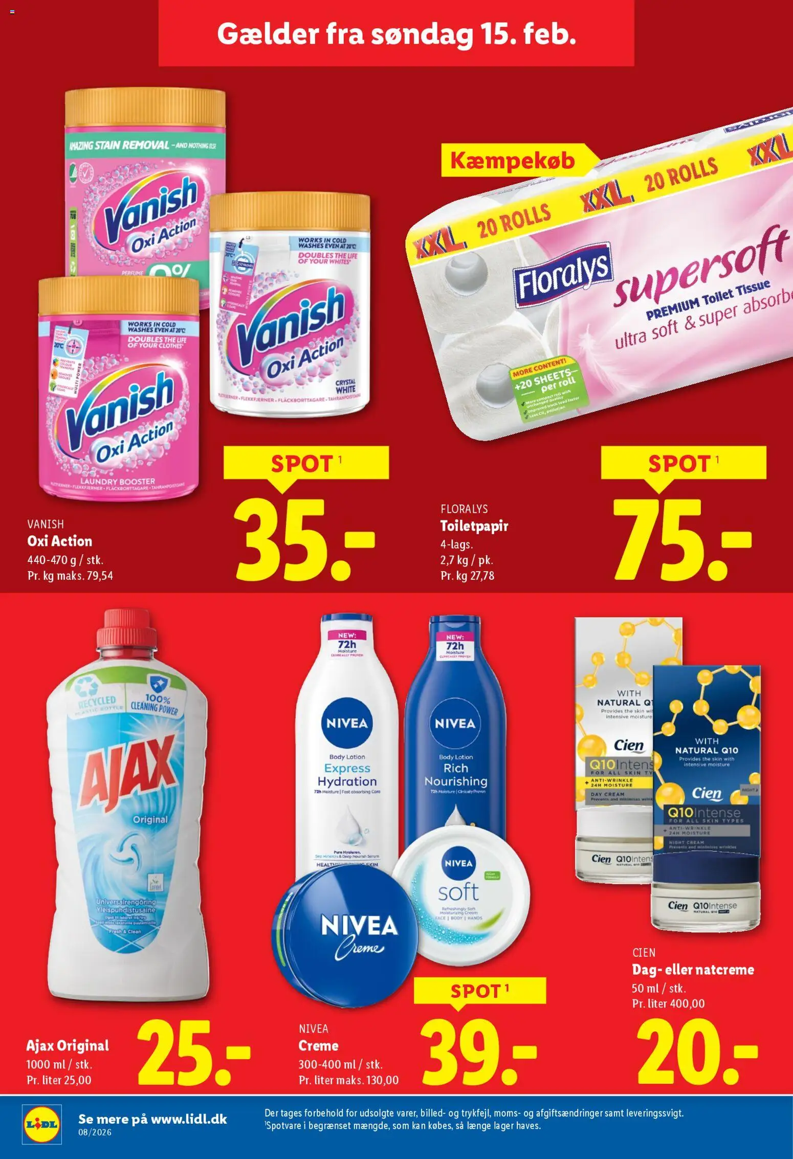 Lidl tilbudsavis – gyldig fra 16.02.2026 | Side: 9 | Produkter: Creme, Toilet, Søm