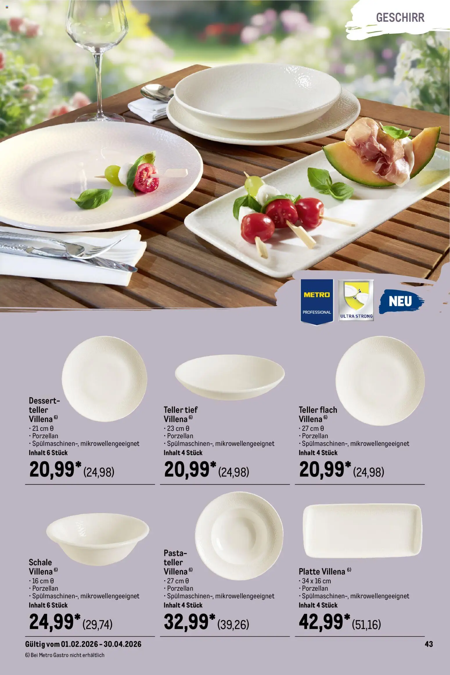 Metro Outdoor für Profis – gültig ab 01.02.2026 | Seite: 43 | Produkte: Pasta