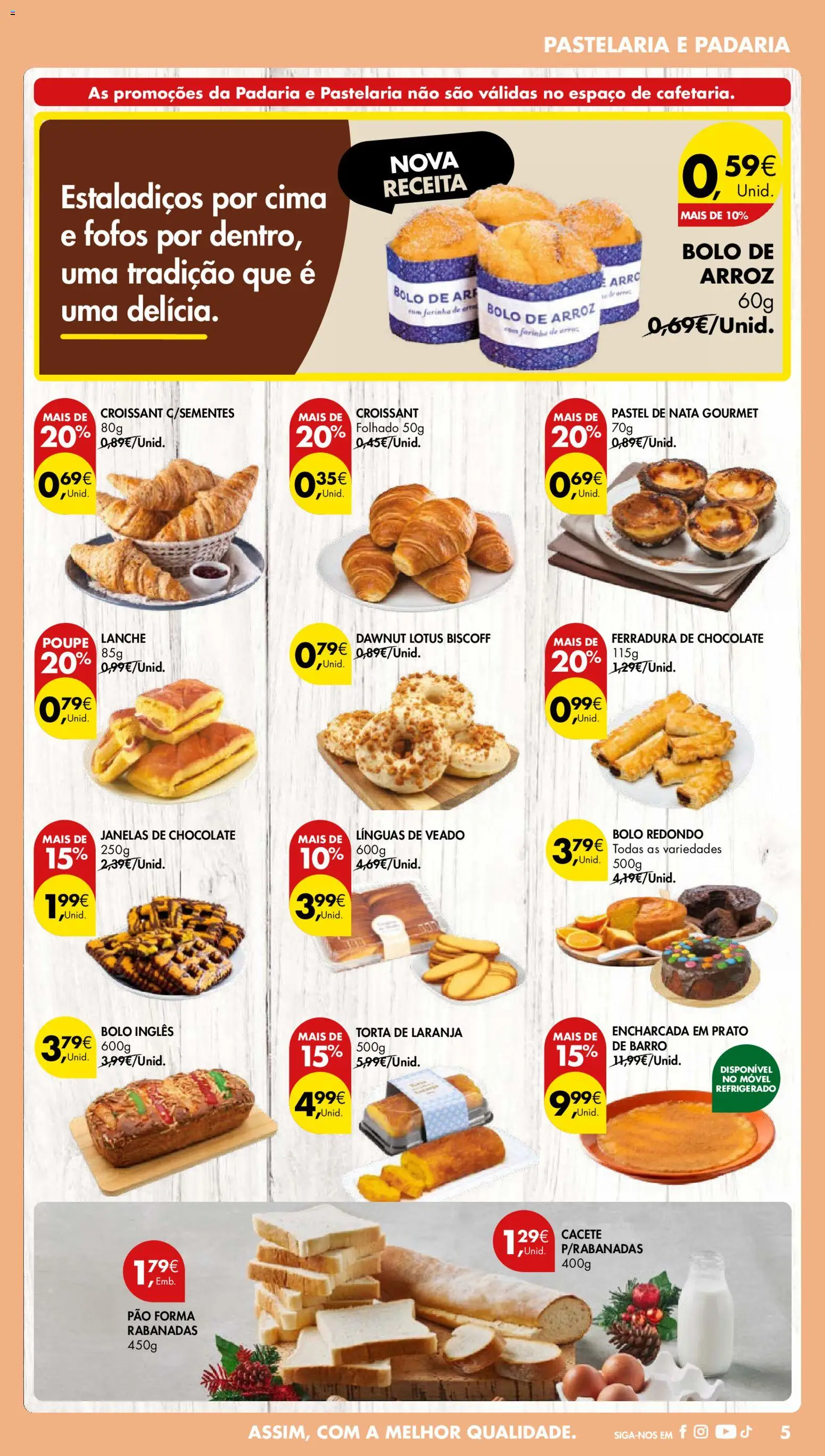 Pingo Doce folheto │ válido de 03.01.2026 | Página: 5 | Produtos: Bolo, Chocolate, Nata, Torta