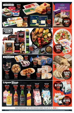 Checkers specials catalogue – valid from 02.03.2026 | Page: 3 | Products: Brandy, Cheese, Bread, Cream