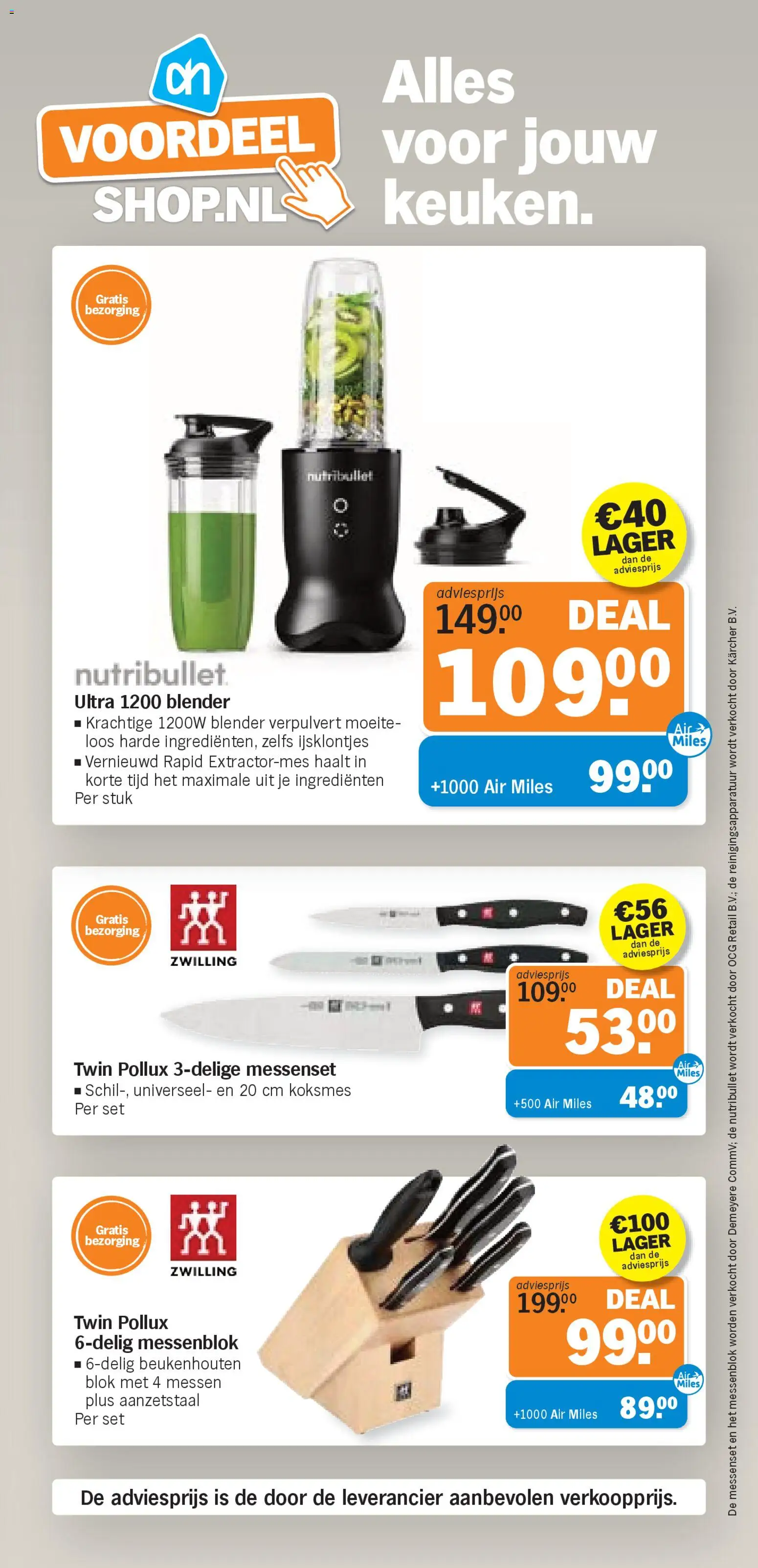 {H1} | Pagina: 35 | Producten: Messenset, Blender, Citrompótló tabletta