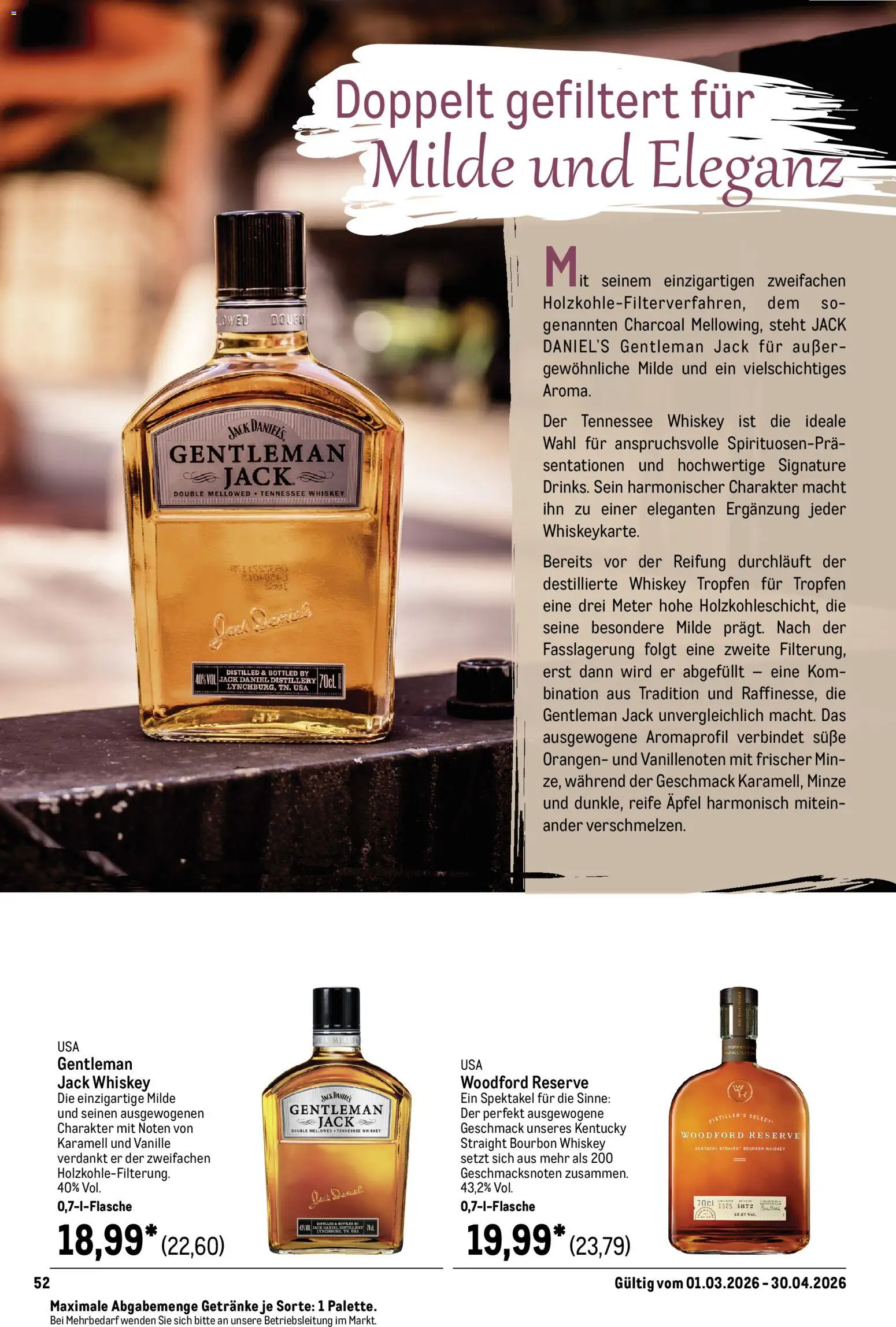 Metro Saisonkatalog Frühlings-Genuss – gültig ab 01.03.2026 | Seite: 56 | Produkte: Orangen, Jack Daniel's, Bourbon, Whiskey