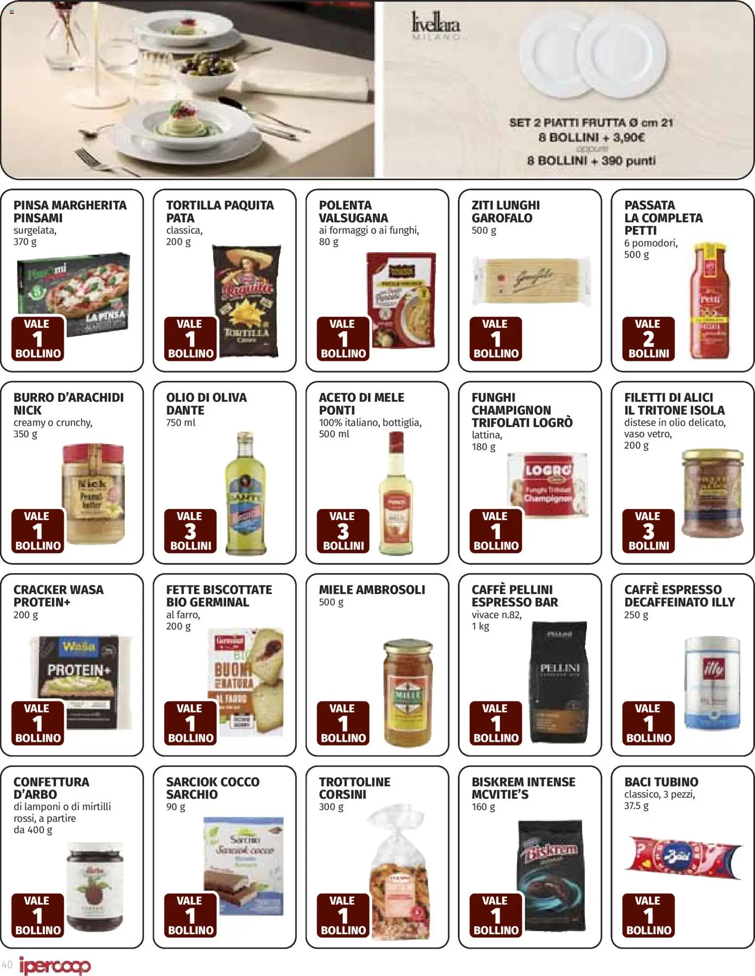 Volantino Ipercoop del 29.01.2026 | Pagina: 40 | Prodotti: Mele, Frutta, Mirtilli, Aceto