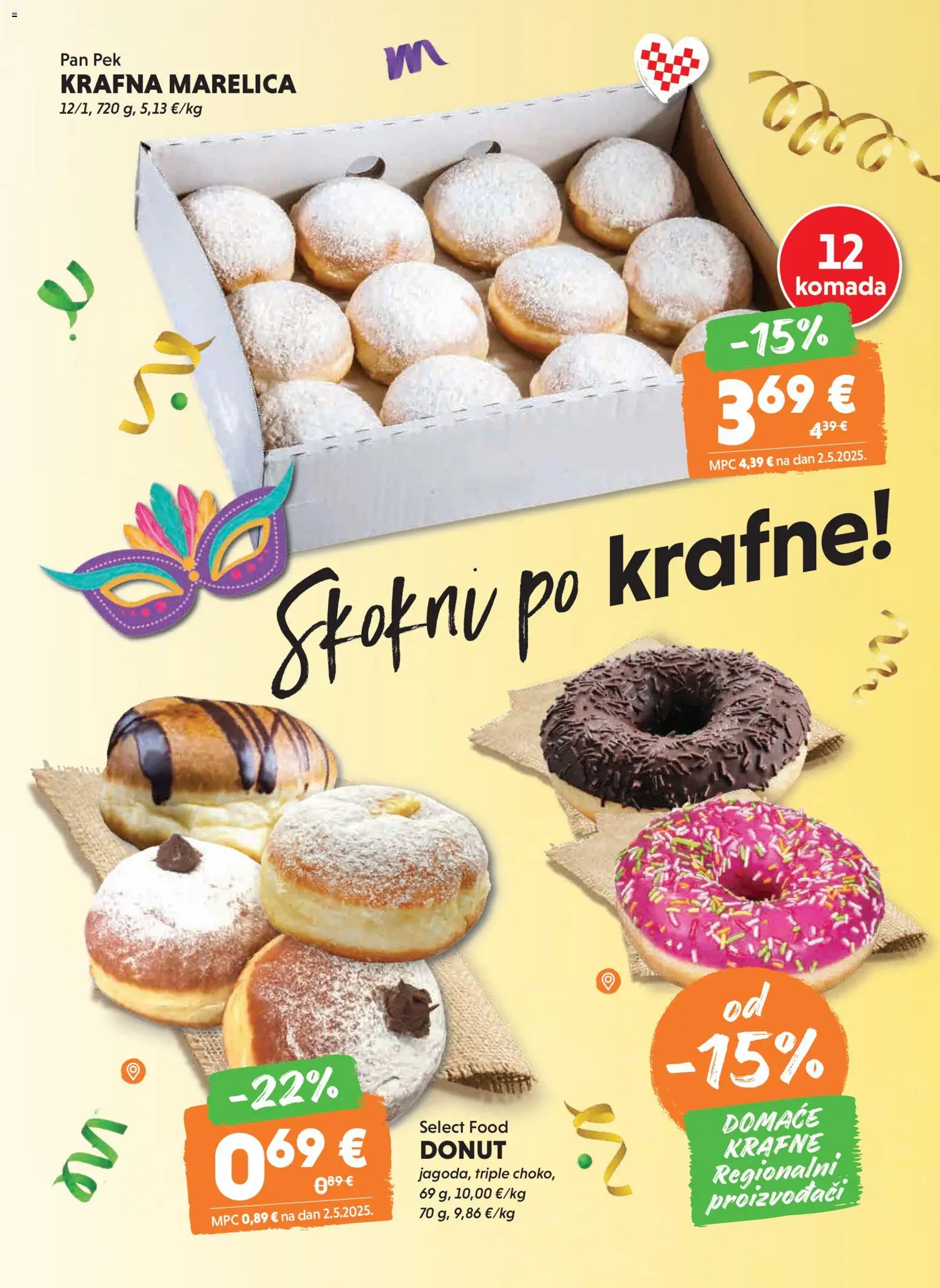 Studenac katalog | vrijedi od 11.02.2026 | Stranica: 8 | Proizvodi: Pan, Krafne